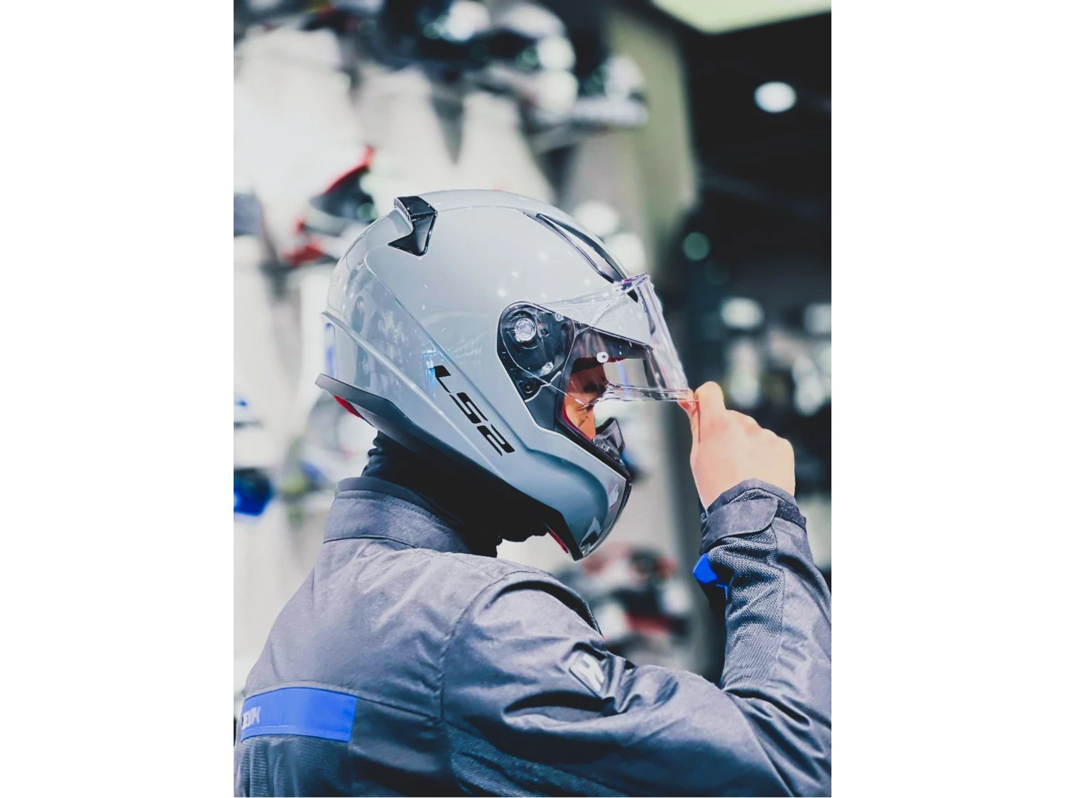 Resim Ls2 Rapid 2 Nardo Gri Kask 