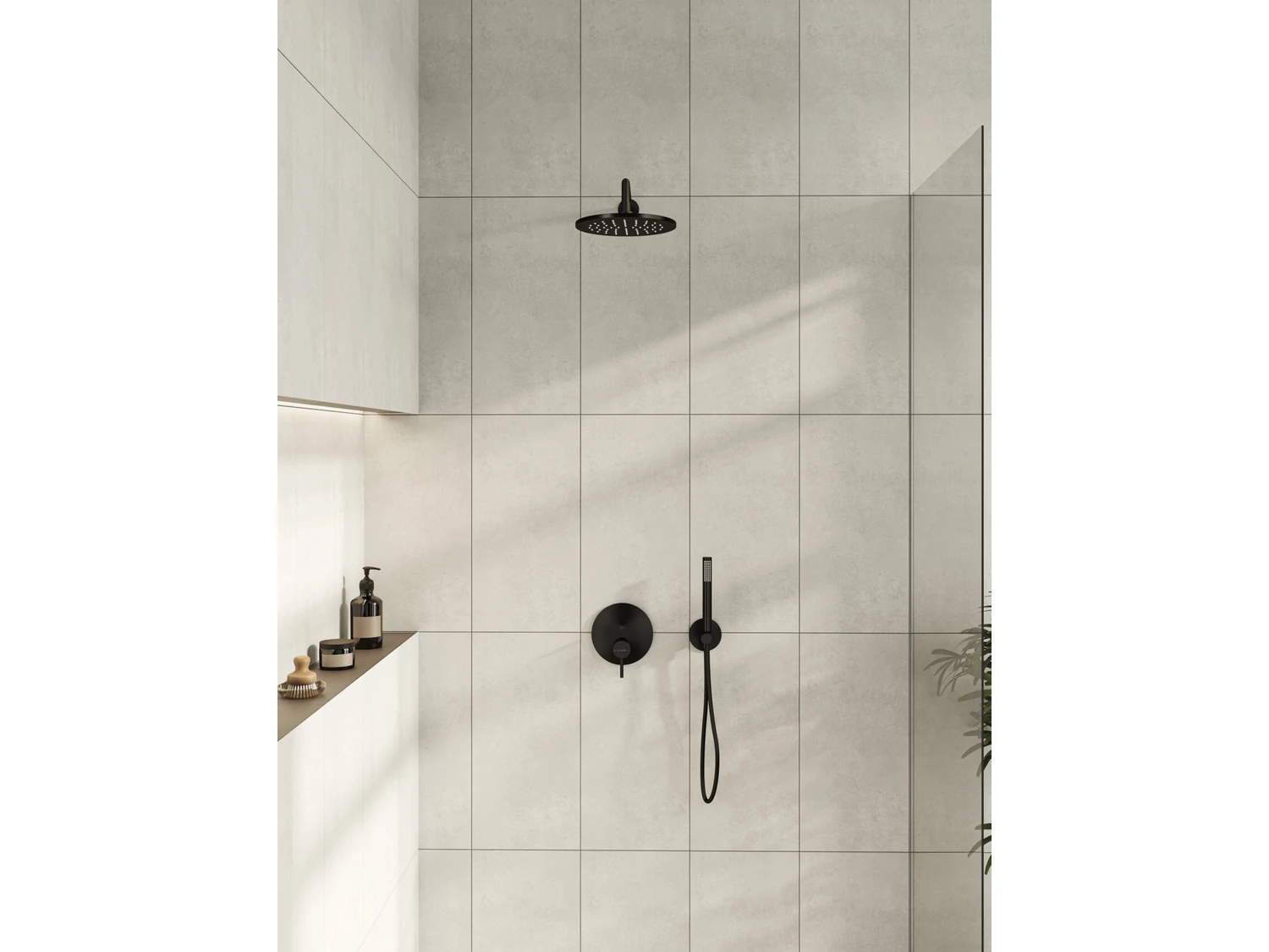 Resim VitrA Origin A4262536 Ankastre El Duşu Çıkışı, Mat Siyah 