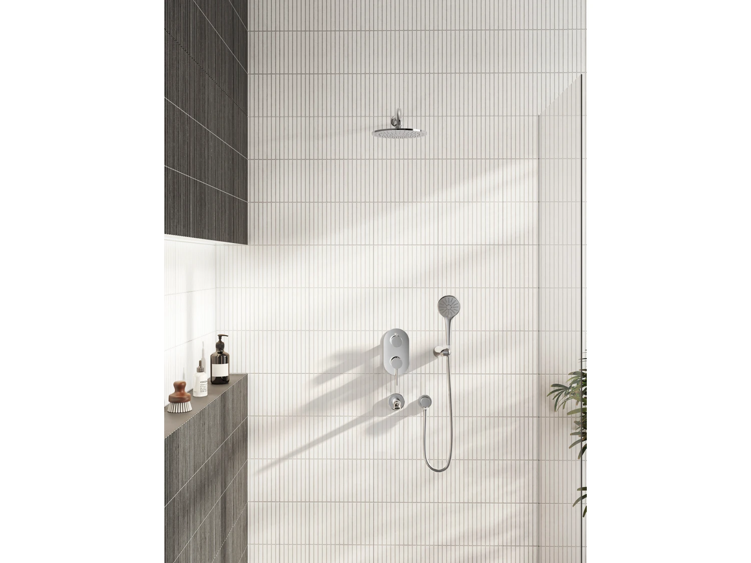 Resim VitrA A45223 Ankastre El Duşu Çıkışı, Krom 