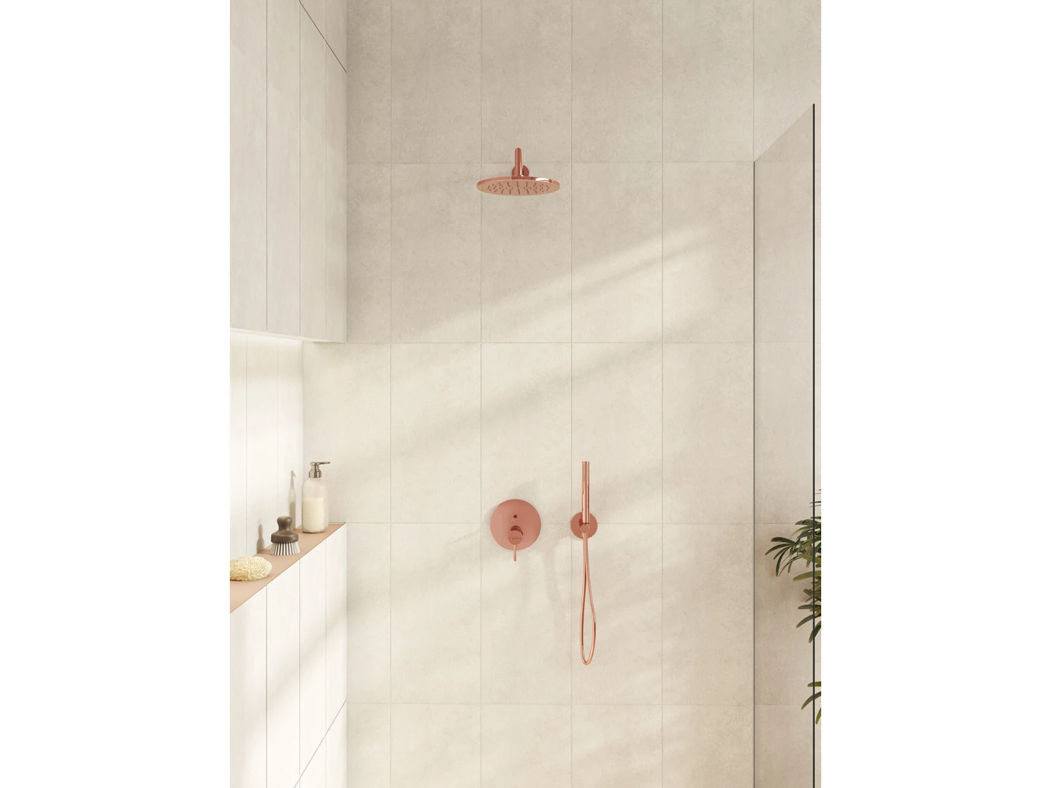 Resim VitrA Origin A4262526 Ankastre El Duşu Çıkışı, Bakır 