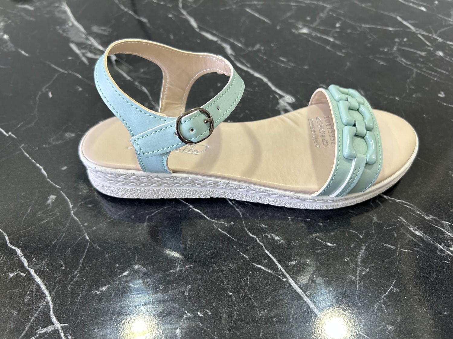 Art Bella CS22060 2fx Su Yeşili Kadın Düz Sandalet