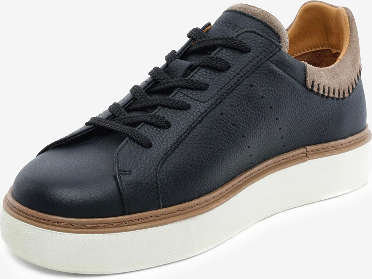 Greyder Erkek Siyah Hakiki Deri Sneaker Ayakkabı 6Y1SA18310 görsel 3
