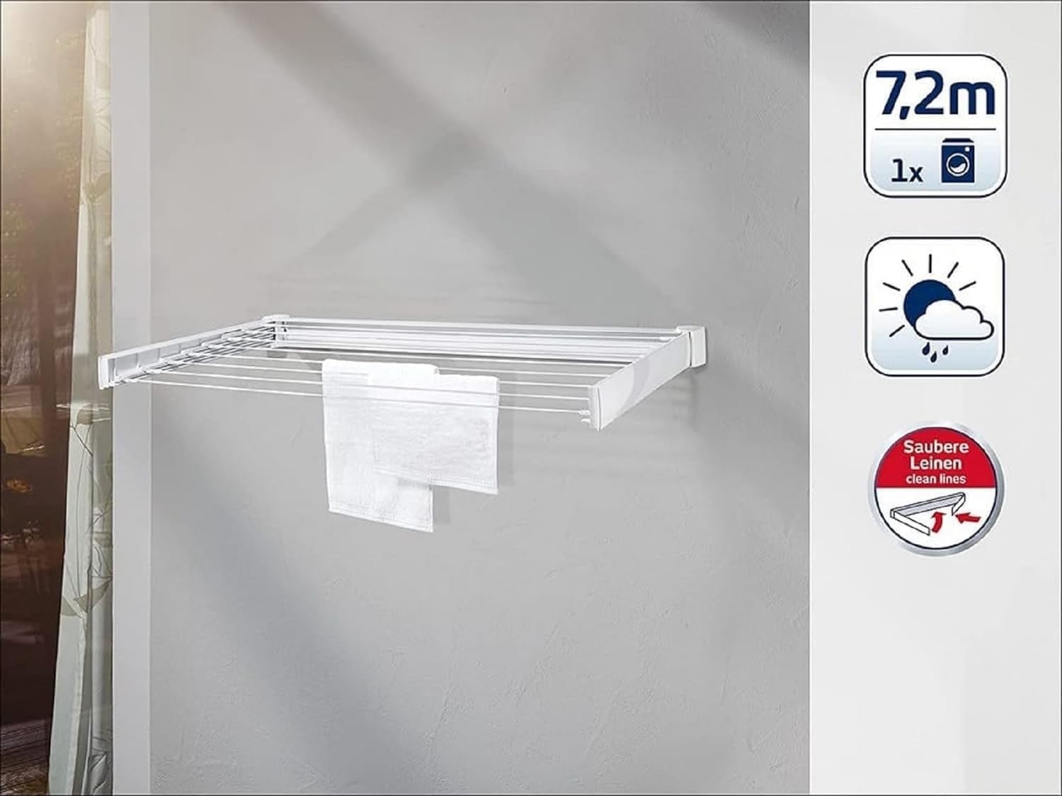 Özkaya Store Protect Duvar Monte Kurutucu 1000X50 cm görsel 2