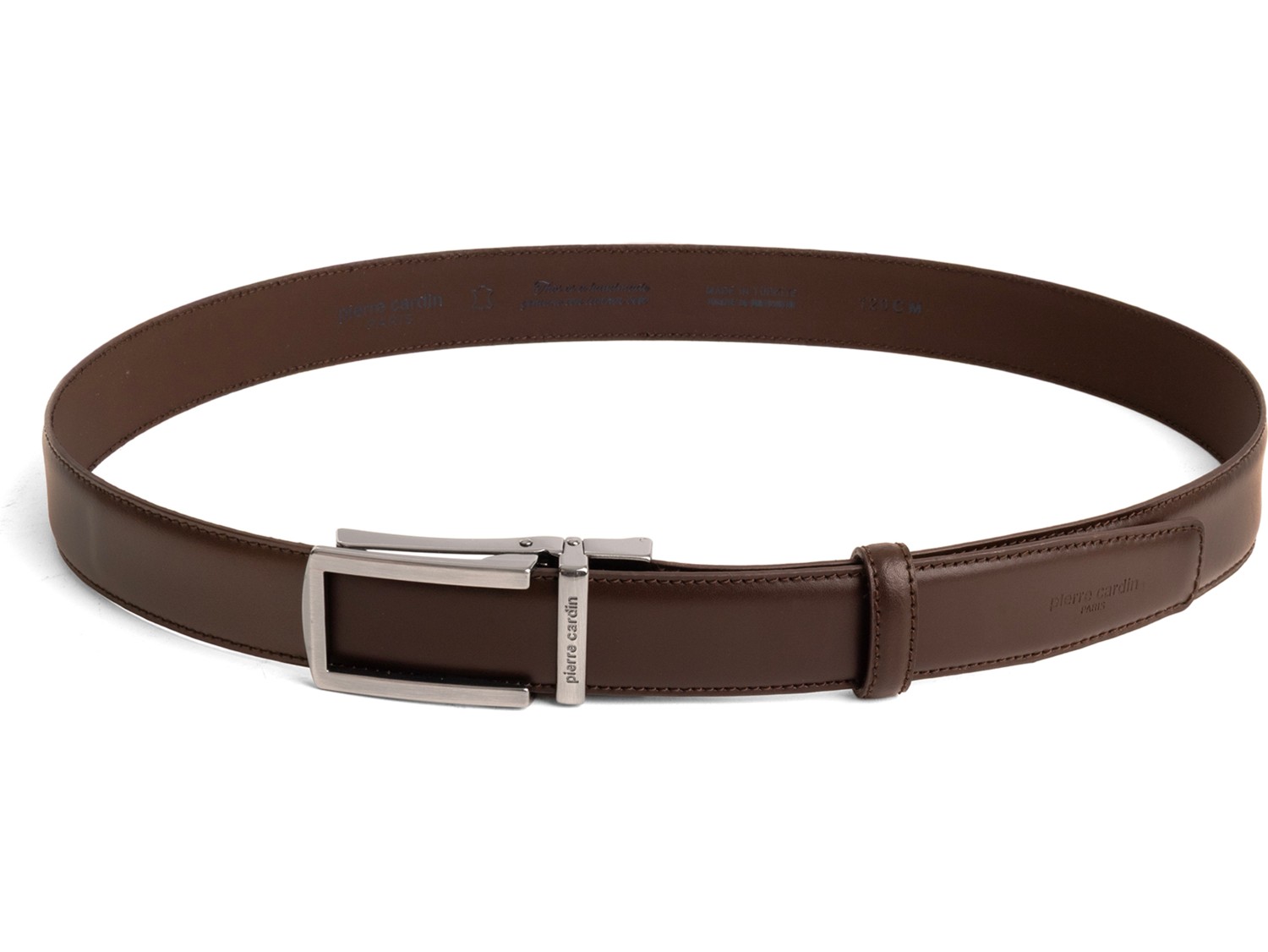 Pierre Cardin Siyah Deri Otomatik Tokalı Erkek Kemeri (En 3,5 Cm) PCOTM01S6T görsel 3