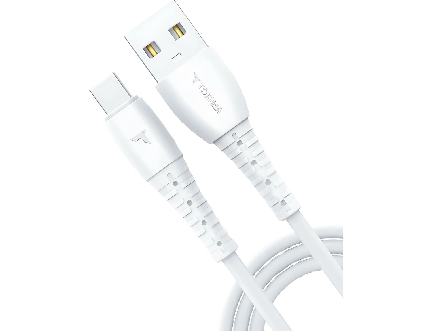Resim Torima Tcb-02 USB To Type-C 2m Şarj Data Kablo Beyaz 