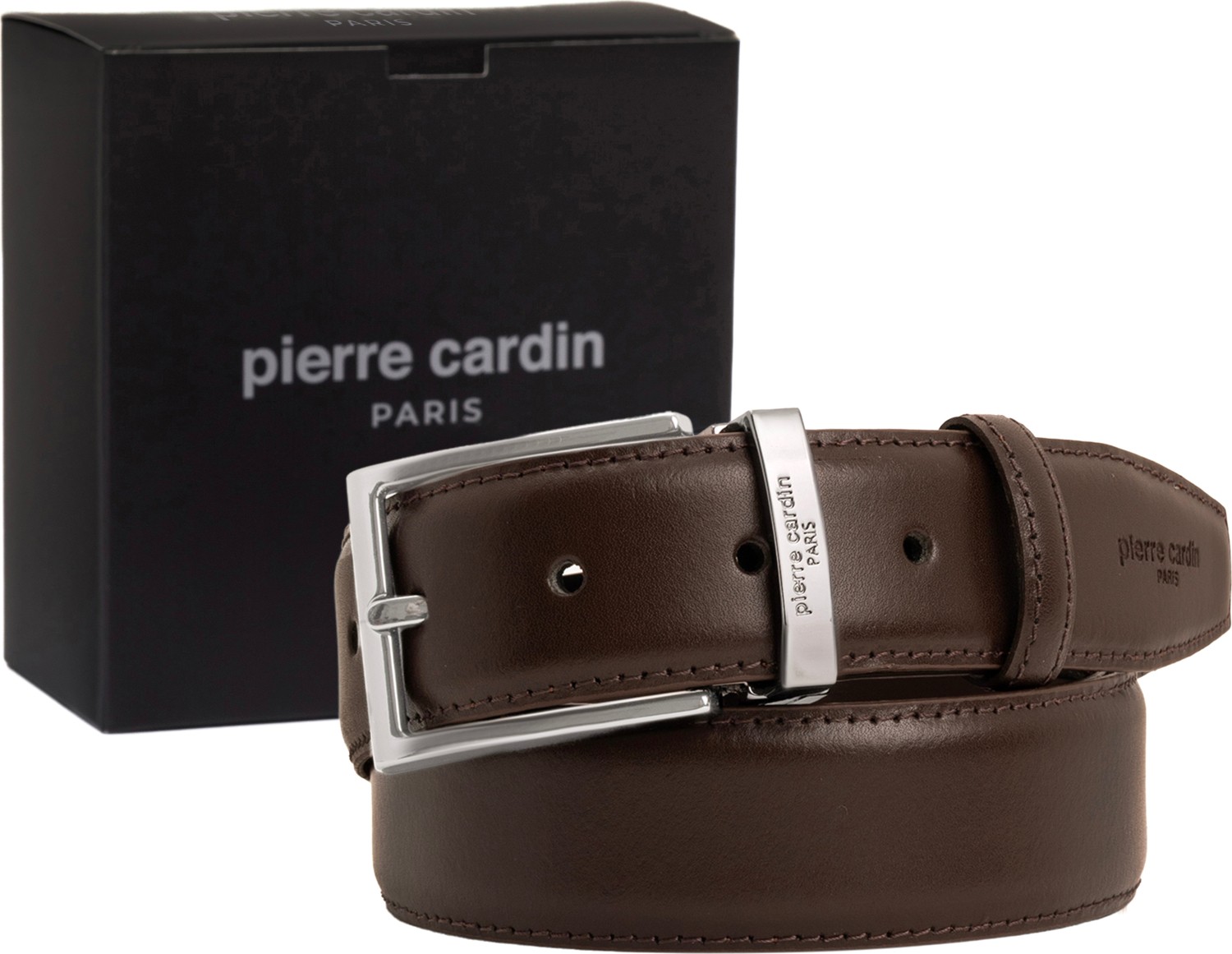 Pierre Cardin Siyah Deri Erkek Kemeri (En 3,5 cm) PC2209KS6Z görsel 7