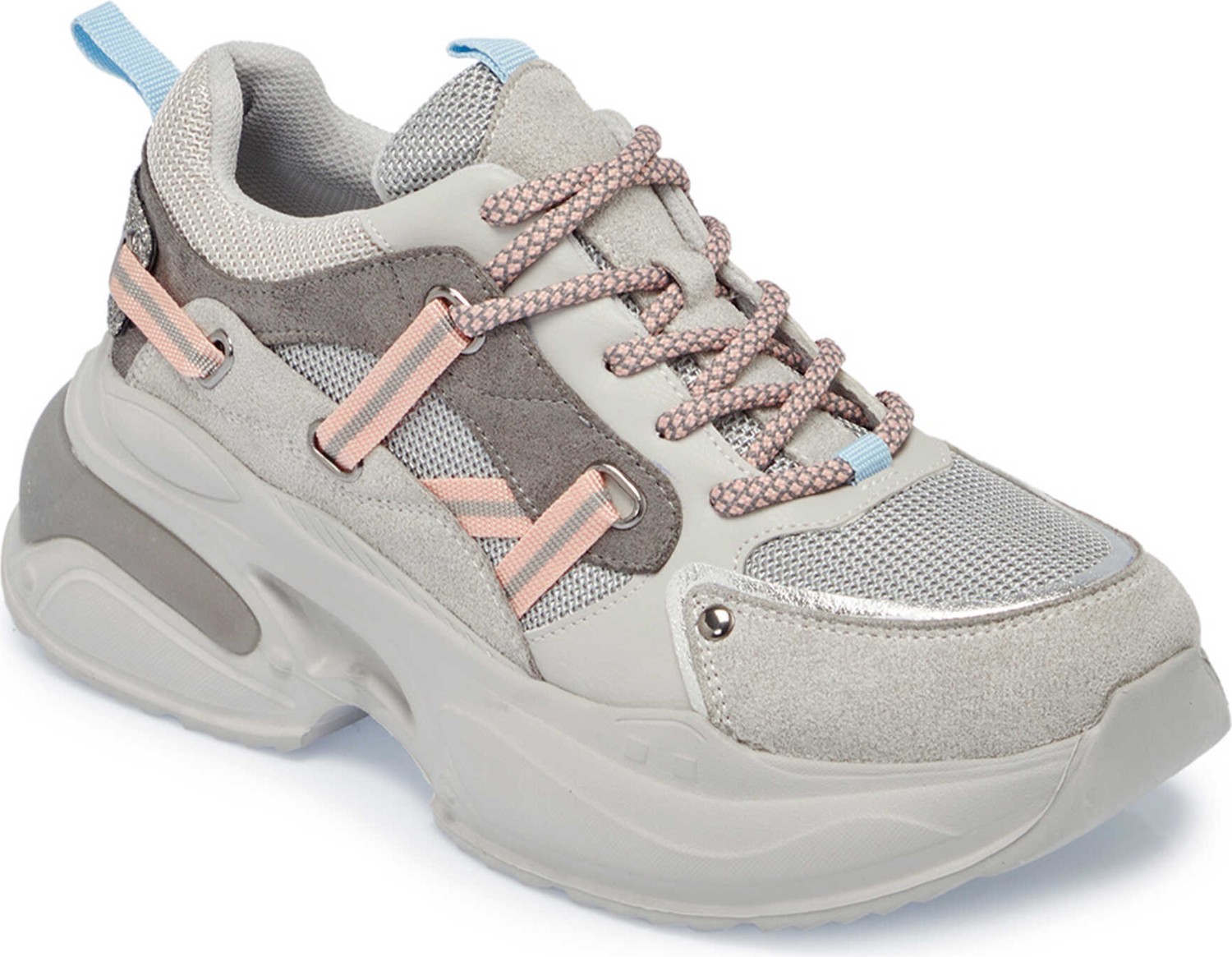 Tergan Siyah Vegan Kadın Sneaker - K25I1AY67827-O3C görsel 6