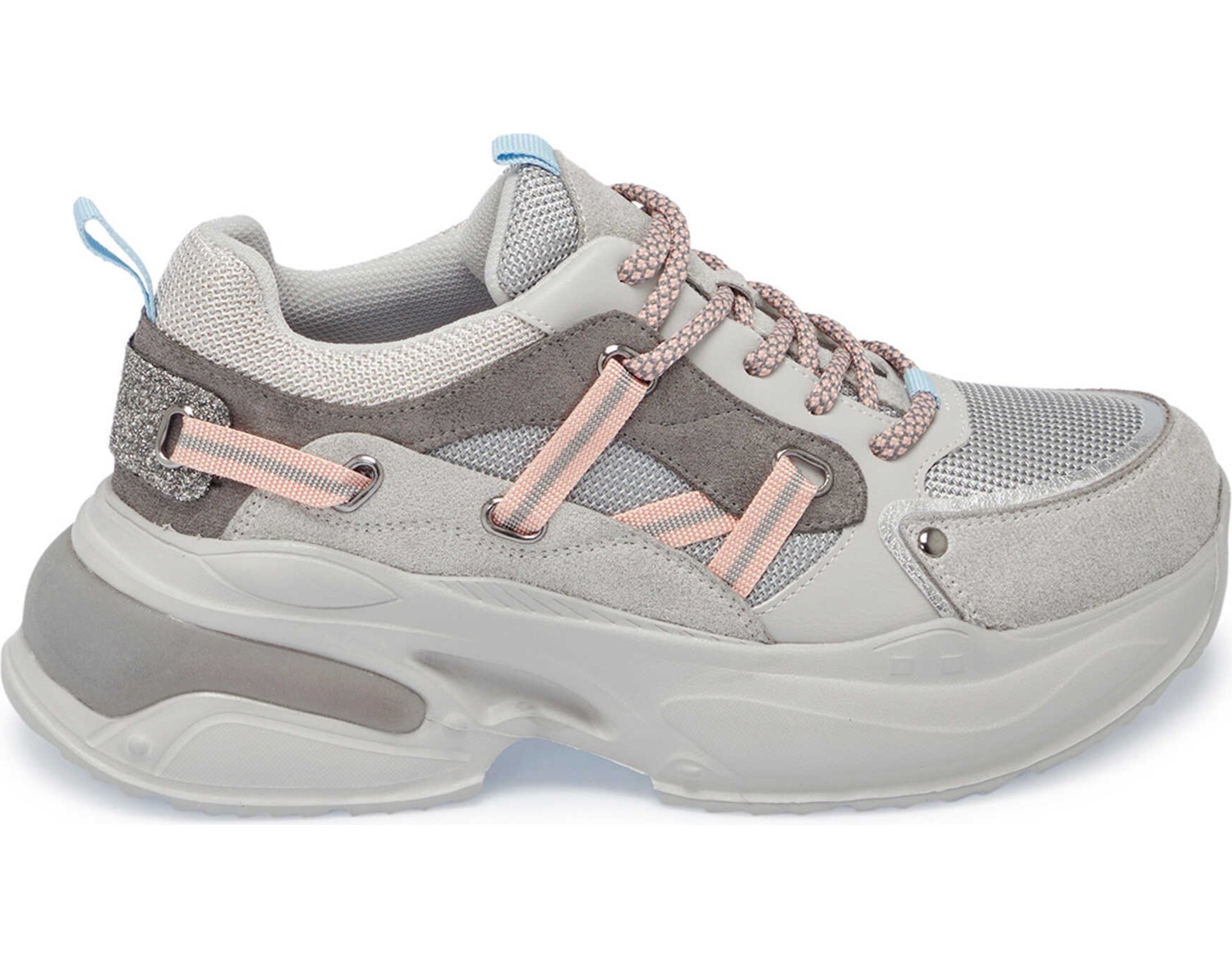 Tergan Siyah Vegan Kadın Sneaker - K25I1AY67827-O3C görsel 8
