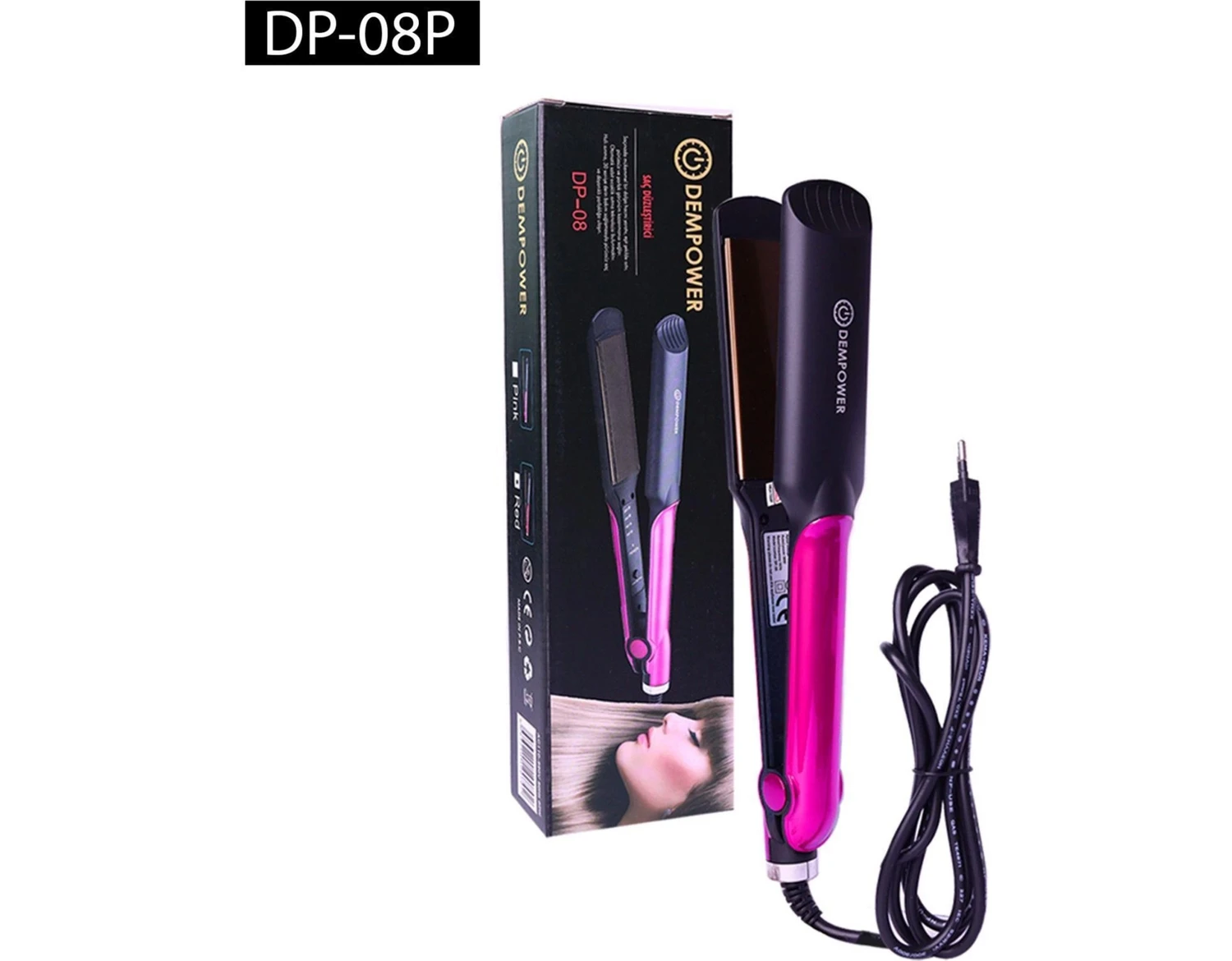 Resim LTG Nova Dempower Saç Düzleştirici Kırmızı 