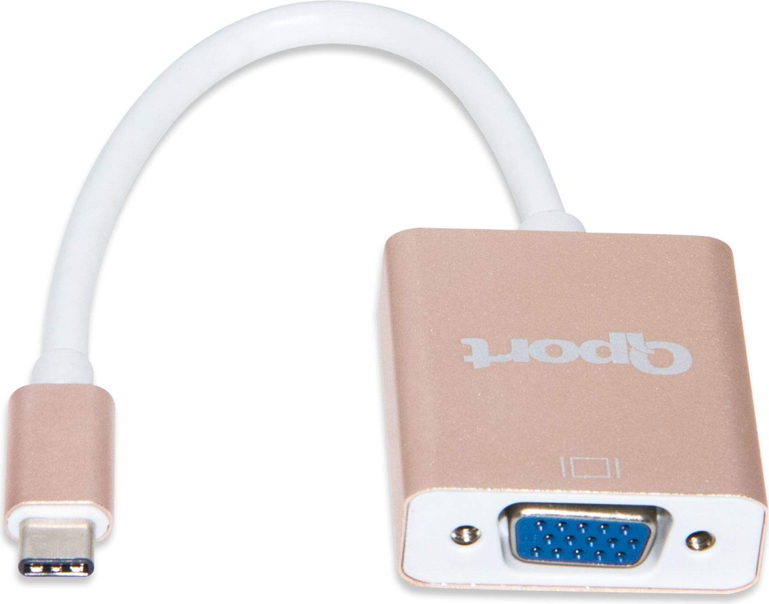 Aesco Qport Q-Tv Type C Den VGA Ya Dönüştürücü görsel 3