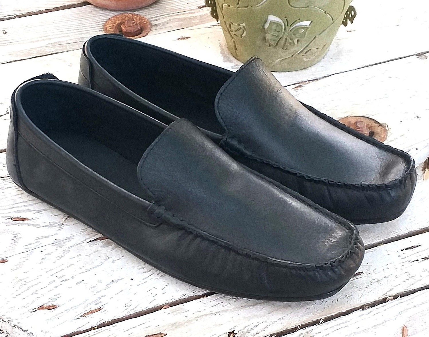 Bags Shoes Bagsshoes 15011 Erkek Hakiki Deri Loafer Ayakkabı
