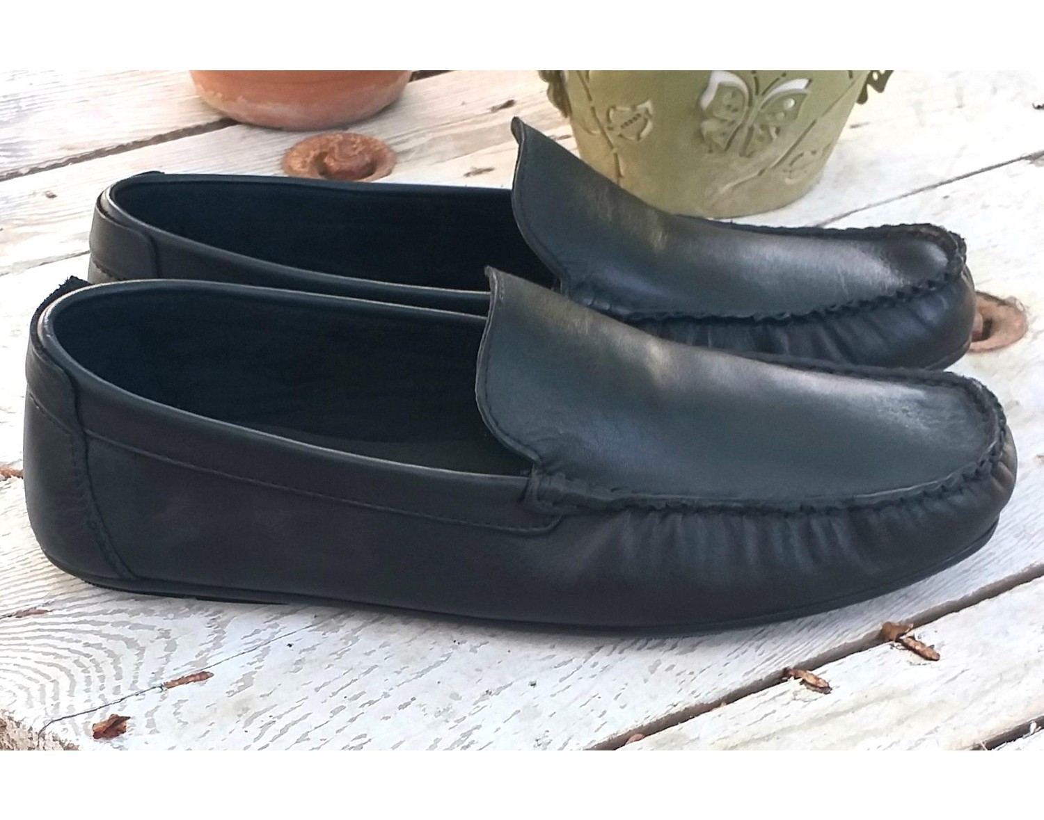 Bags Shoes Bagsshoes 15011 Erkek Hakiki Deri Loafer Ayakkabı görsel 5