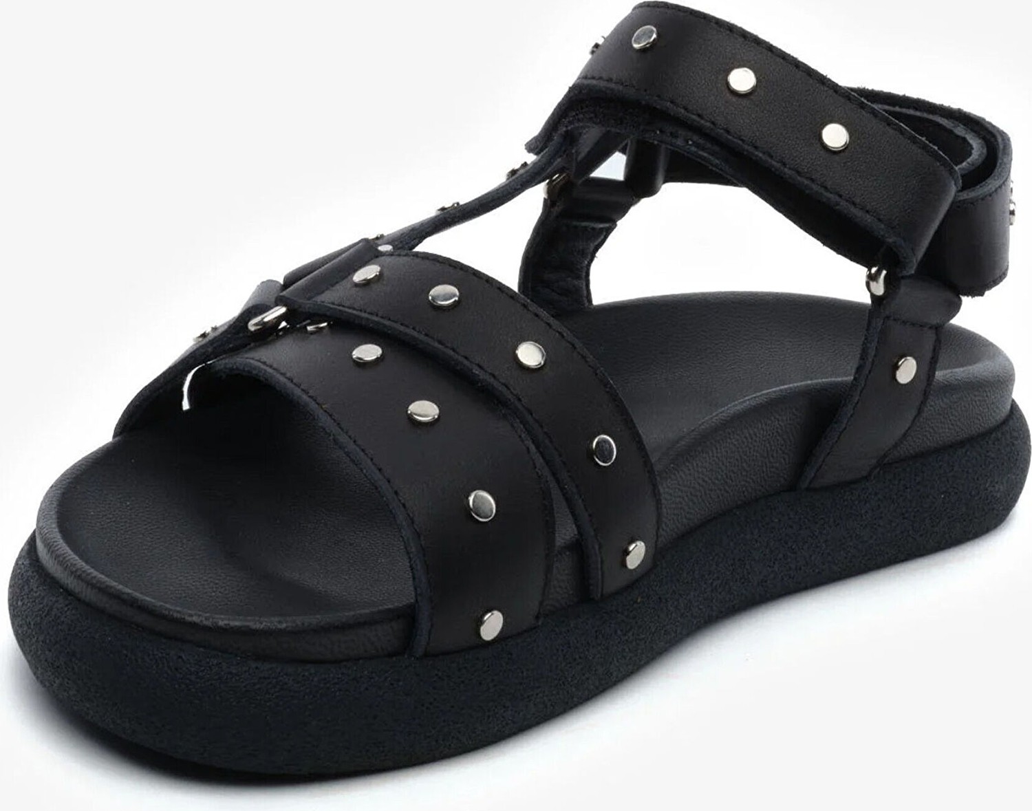 Greyder Kadın Siyah Hakiki Deri Sandalet 5Y2CS34480 görsel 3