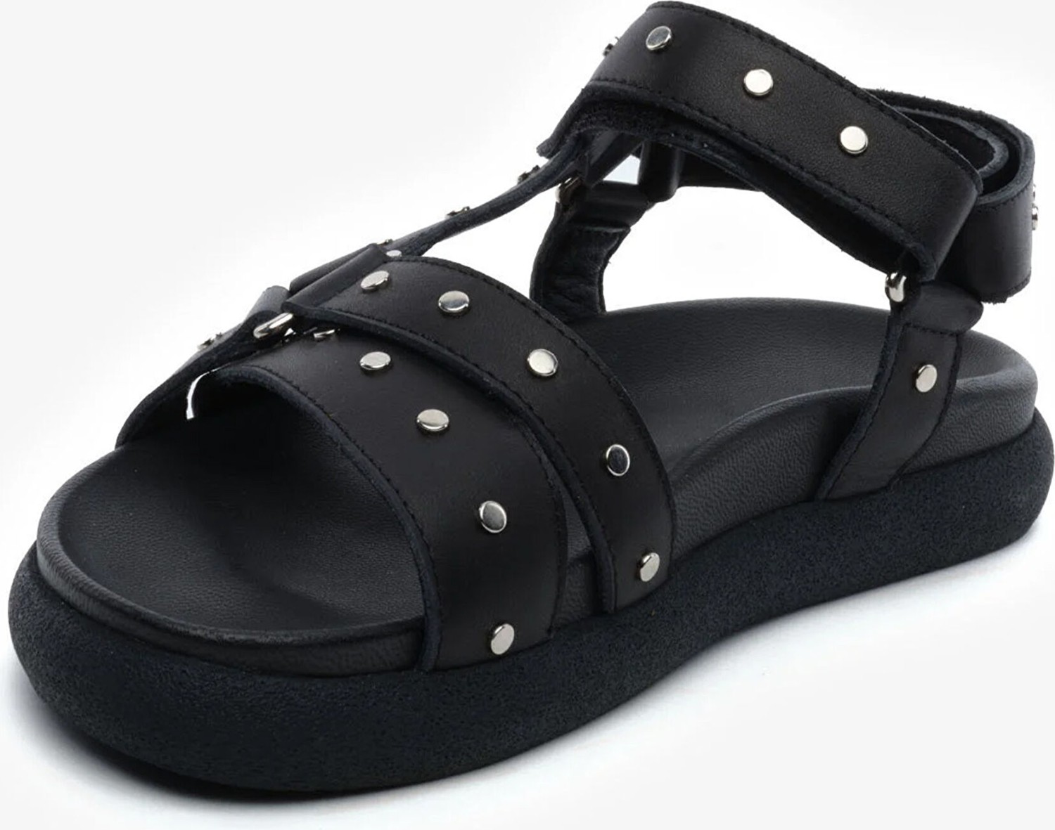 Greyder Kadın Siyah Hakiki Deri Sandalet 5Y2CS34480 görsel 8