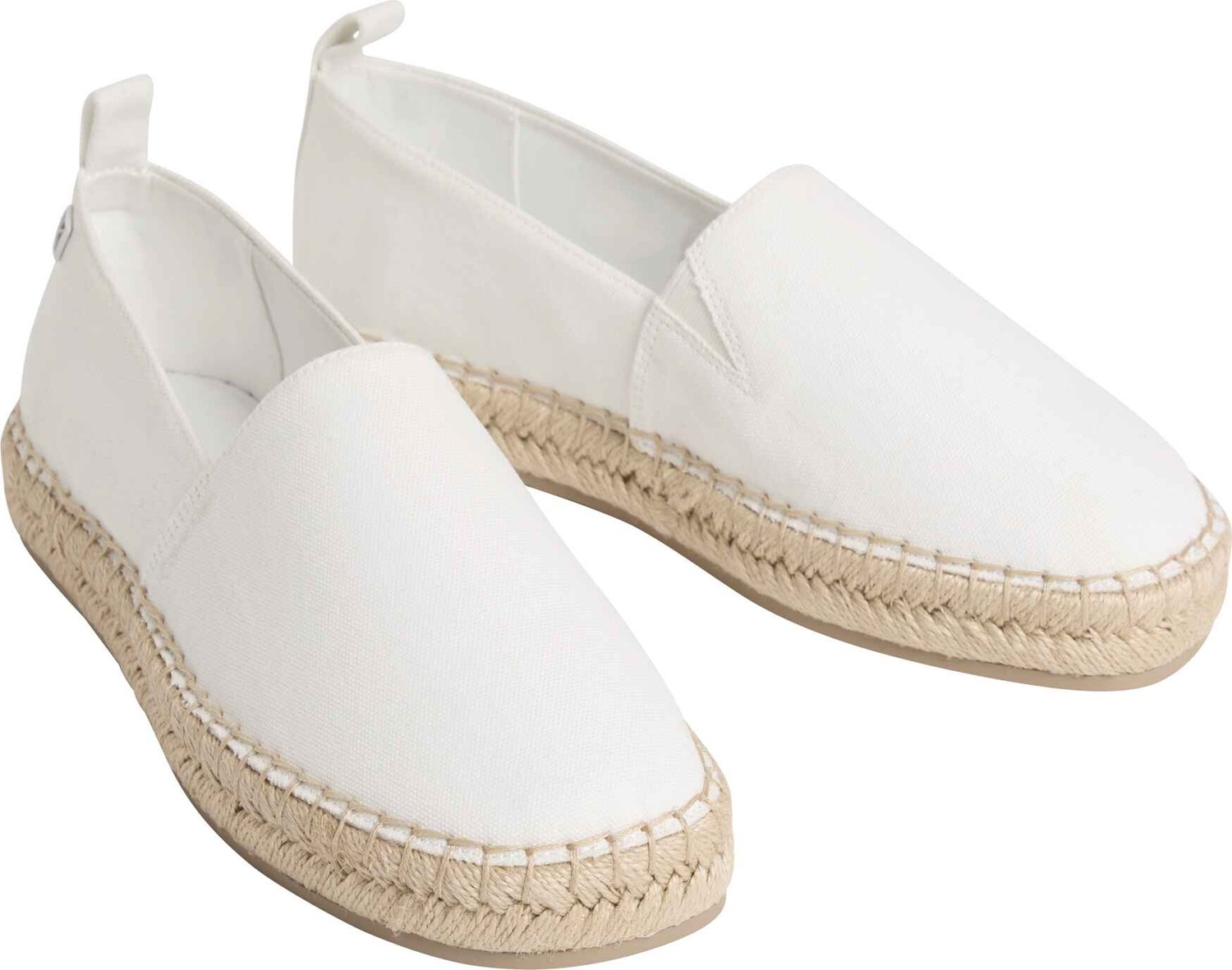 Calvin Klein Calvın Kleın Kadın Marka Logolu Günlük Kullanıma Uygun Beyaz Espadril HW0HW02931 Yad görsel 2