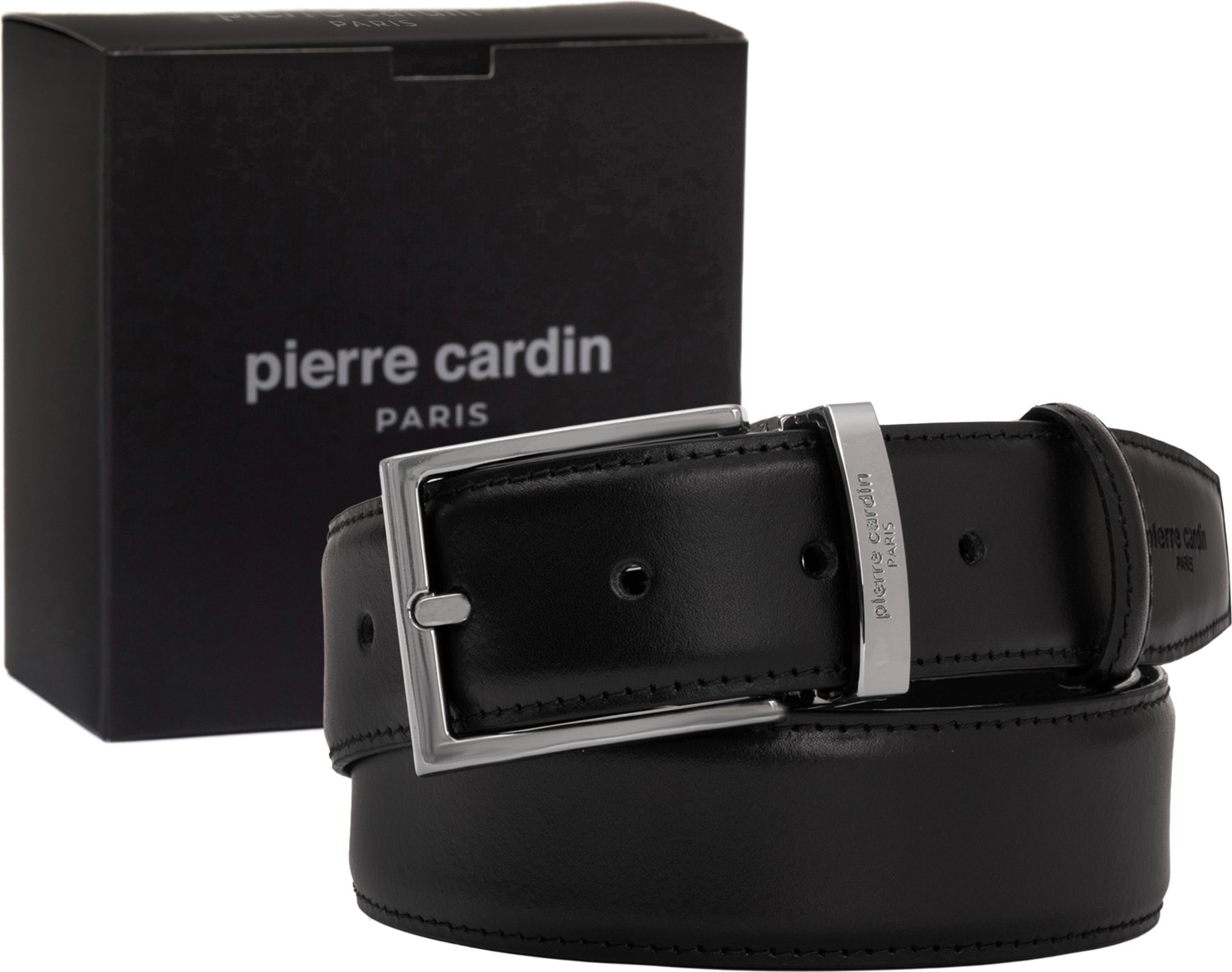 Pierre Cardin Siyah Deri Erkek Kemeri (En 3,5 cm) PC2209KS6Z