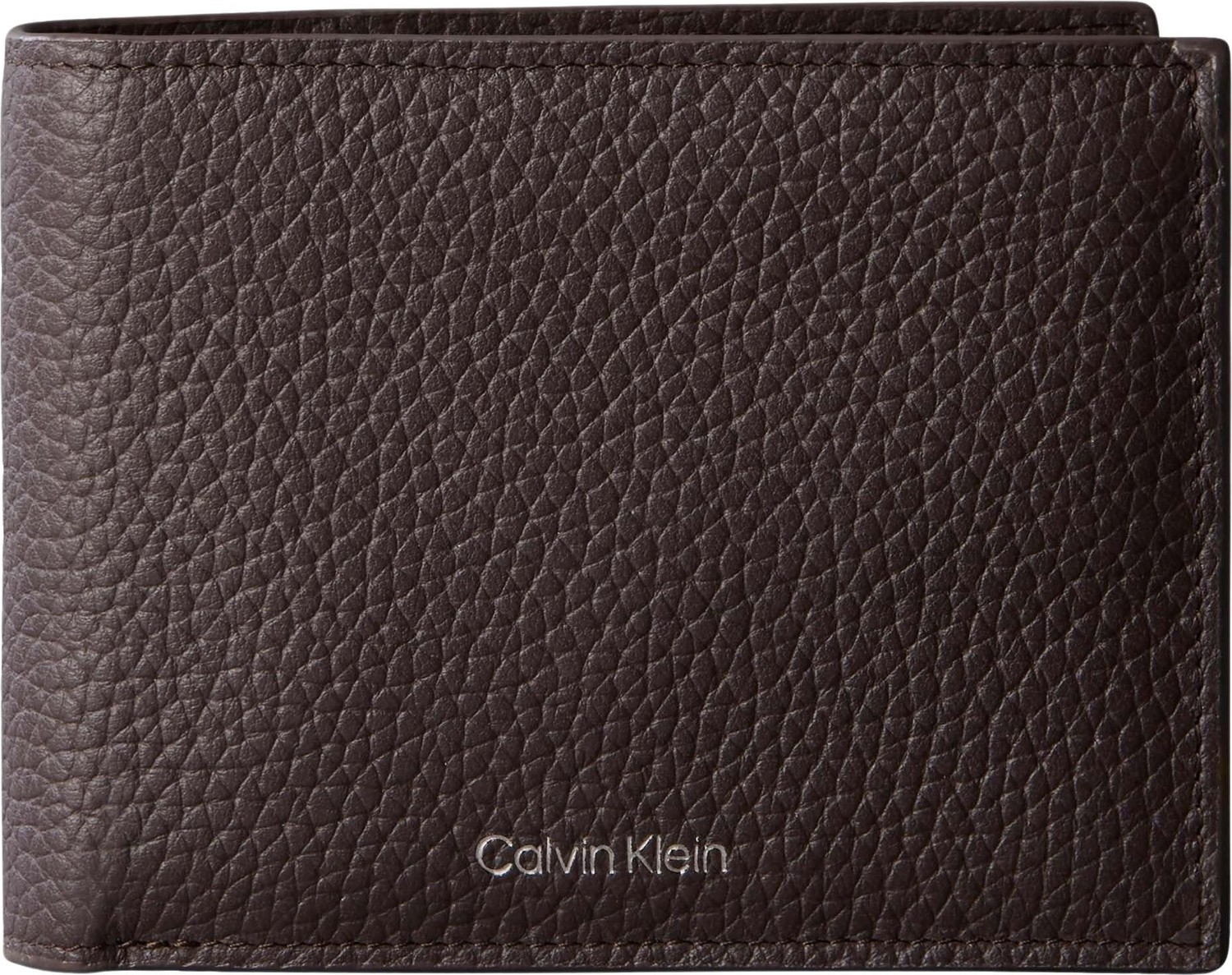 1001 Foil Emboss Trifold W/card Erkek Cüzdan Ck Dark Brown Tek Beden