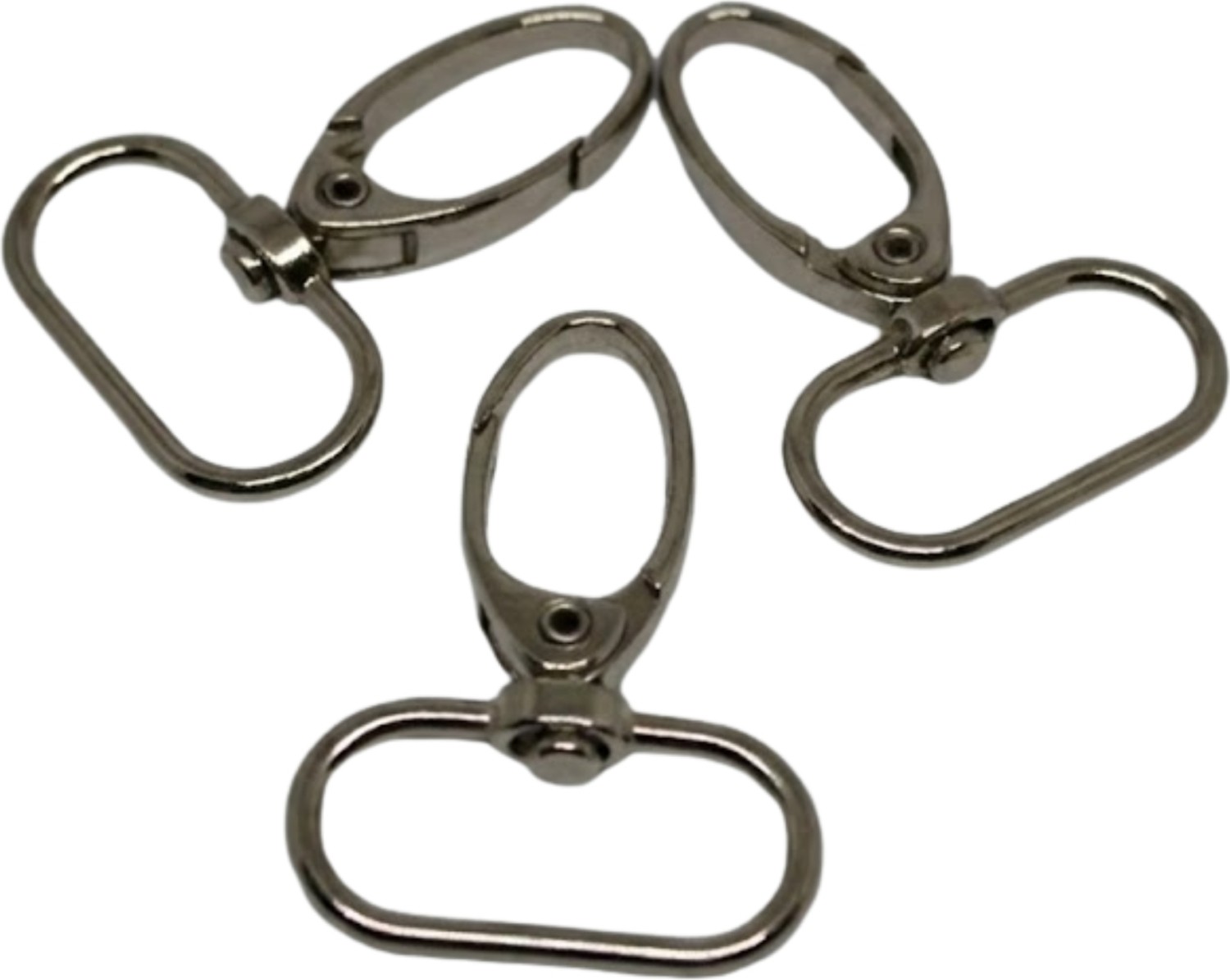 Orhan Çanta 2.5 cm Akrep Kanca Nikel (Gümüş) - Metal Çanta ve Cüzdan Askı Klipsi - 20 Adet görsel 3
