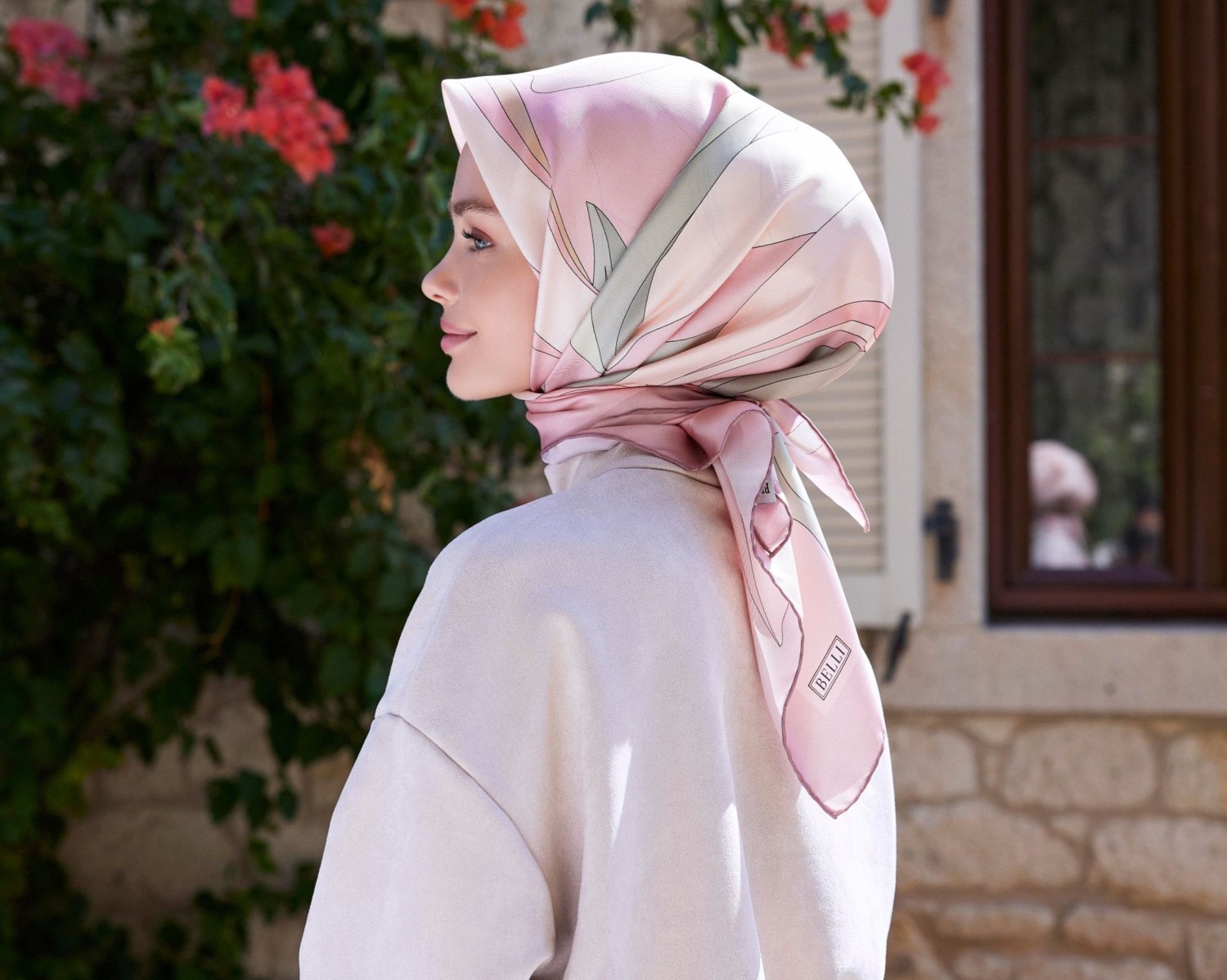 Belli Twill Ipek Eşarp görsel 2