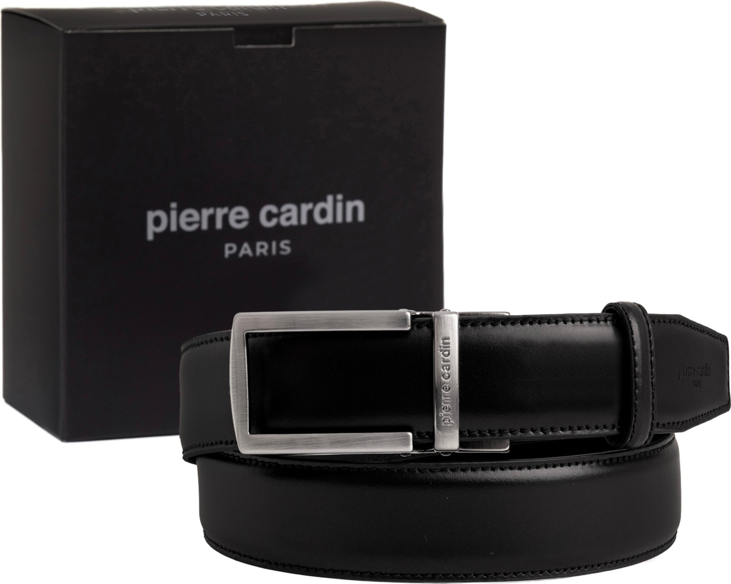 Pierre Cardin Siyah Deri Otomatik Tokalı Erkek Kemeri (En 3,5 Cm) PCOTM01S6T görsel 7