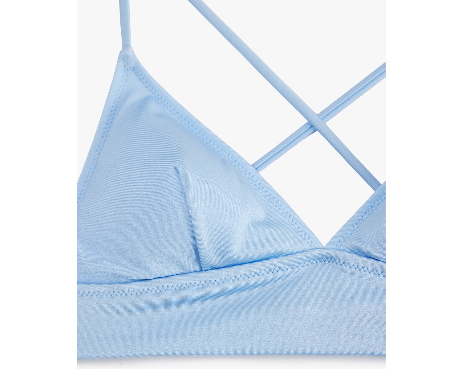 Koton Sırt Bağlama Detaylı Bralet Bikini Üst görsel 6