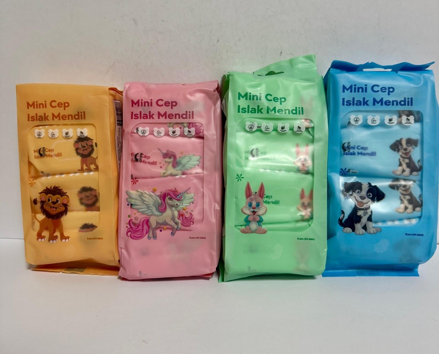 TeknoKapsül Islak Mendil Mini 4 Lü Paket 8 Li