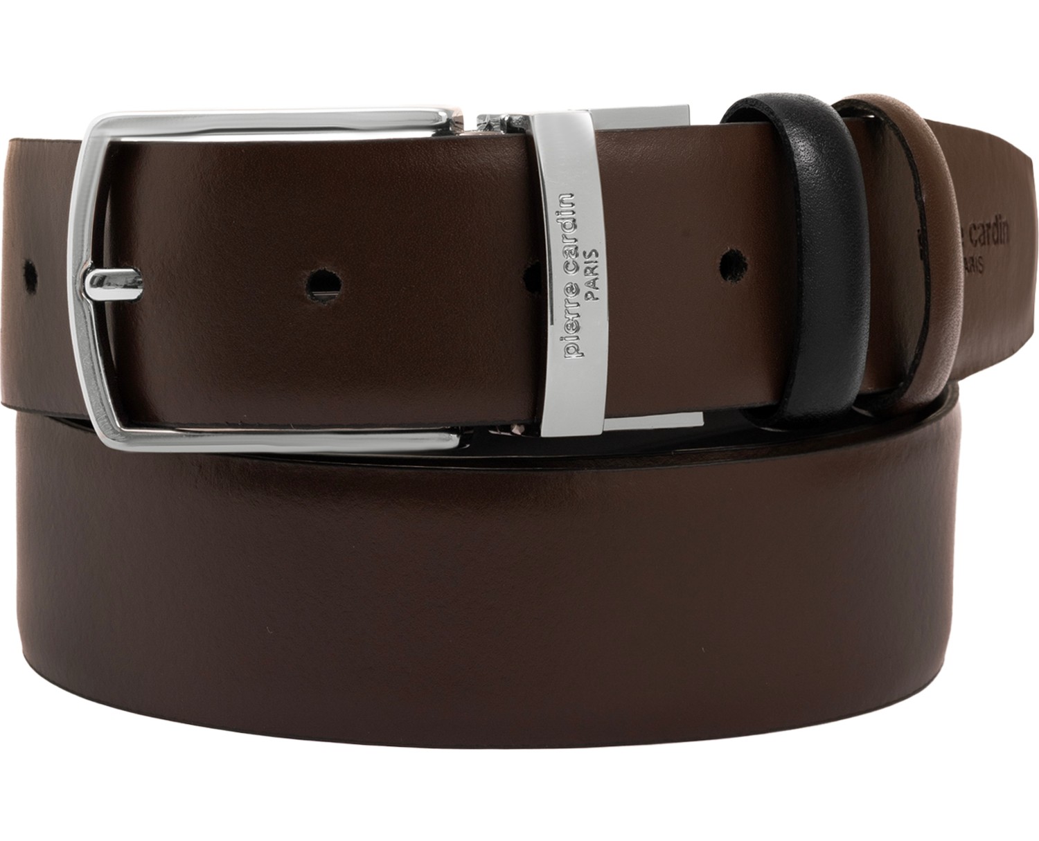 Pierre Cardin Siyah-Lacivert Çift Yönlü Deri Erkek Kemeri (En 3,5 cm) PCCİFT01L2D görsel 5