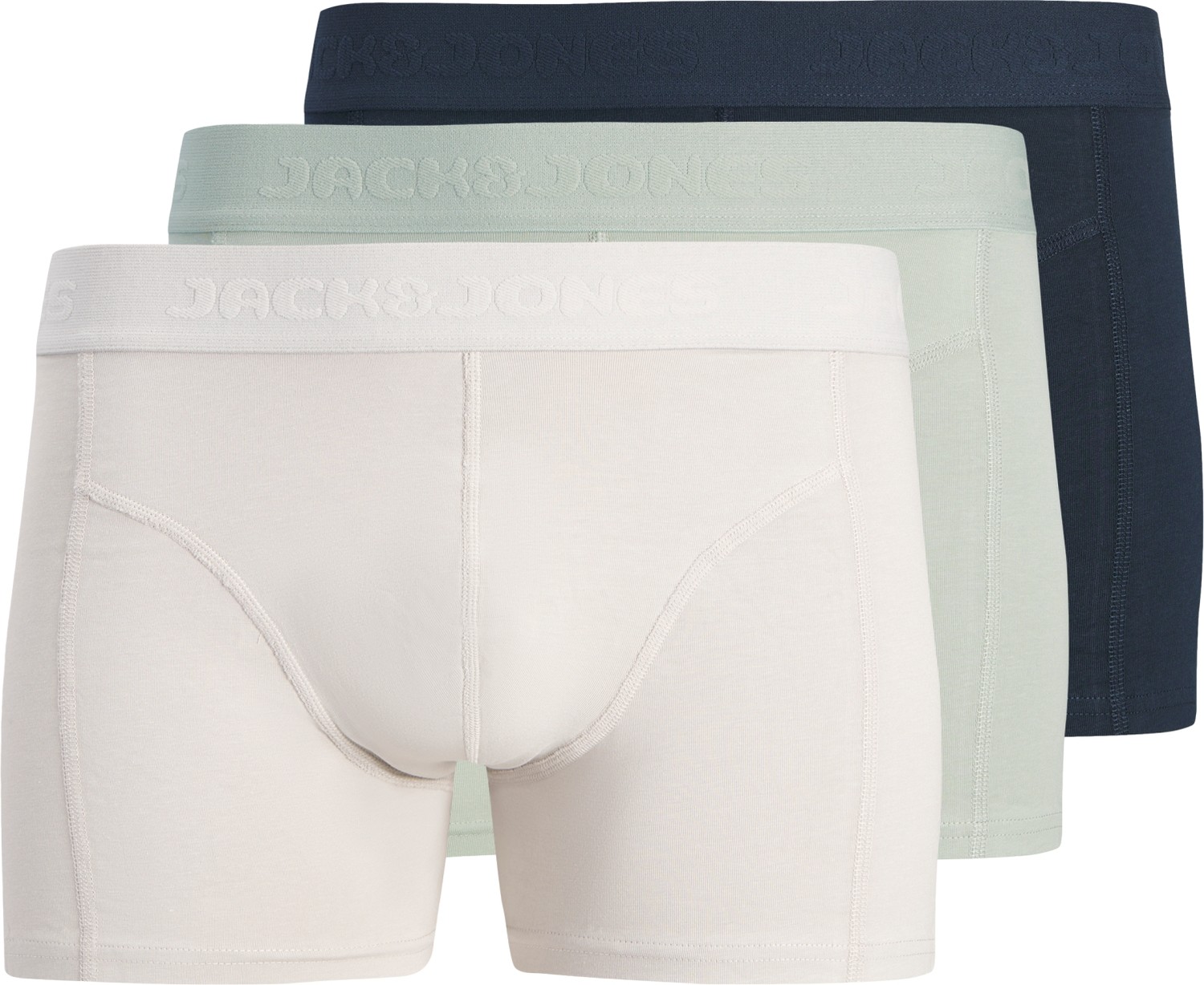 Jack & Jones Erkek 3'lü Boxer Paketi - Gilli