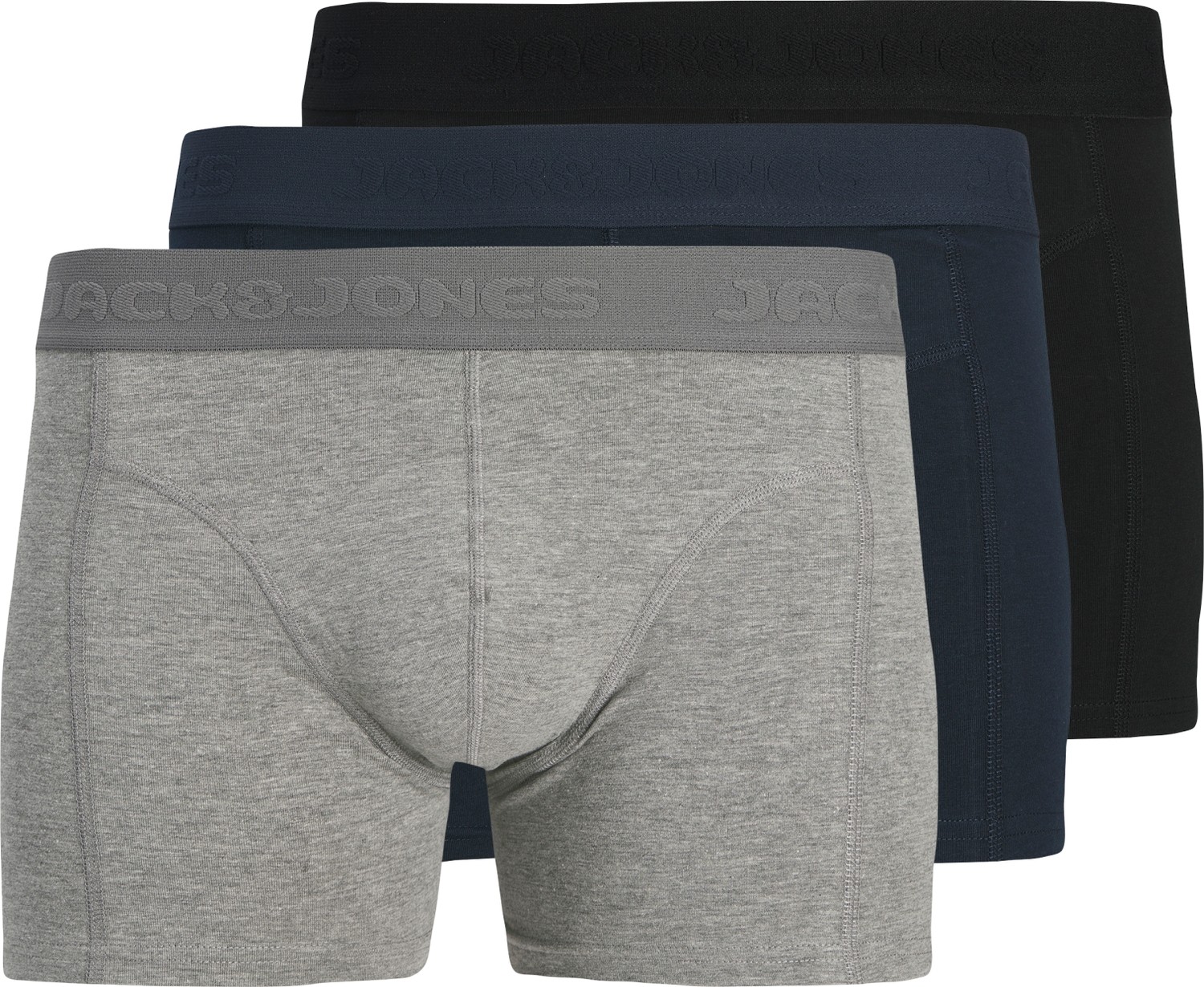 Jack & Jones Erkek 3'lü Boxer Paketi - Gilli