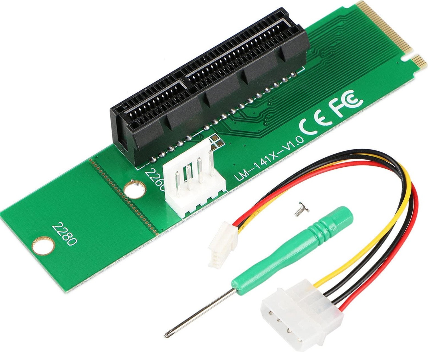 Aesco Alfais 4436 M.2 Ngff SSD To Pci-E Express 4x Çevirici Dönüştürücü Kart Adaptörü