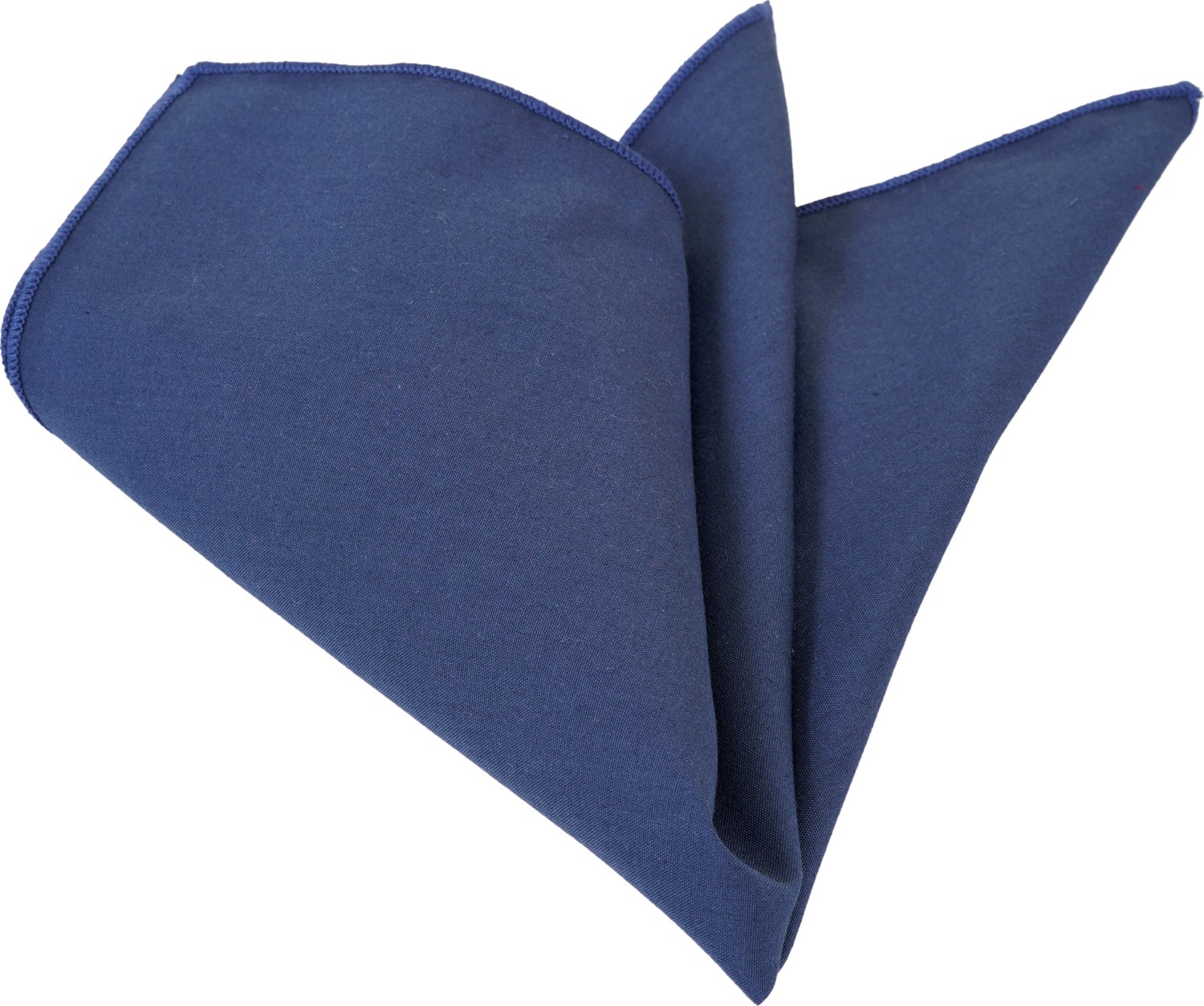 Exve Exclusive Indigo Mavi Sade Tek Renk Yaka Mendili