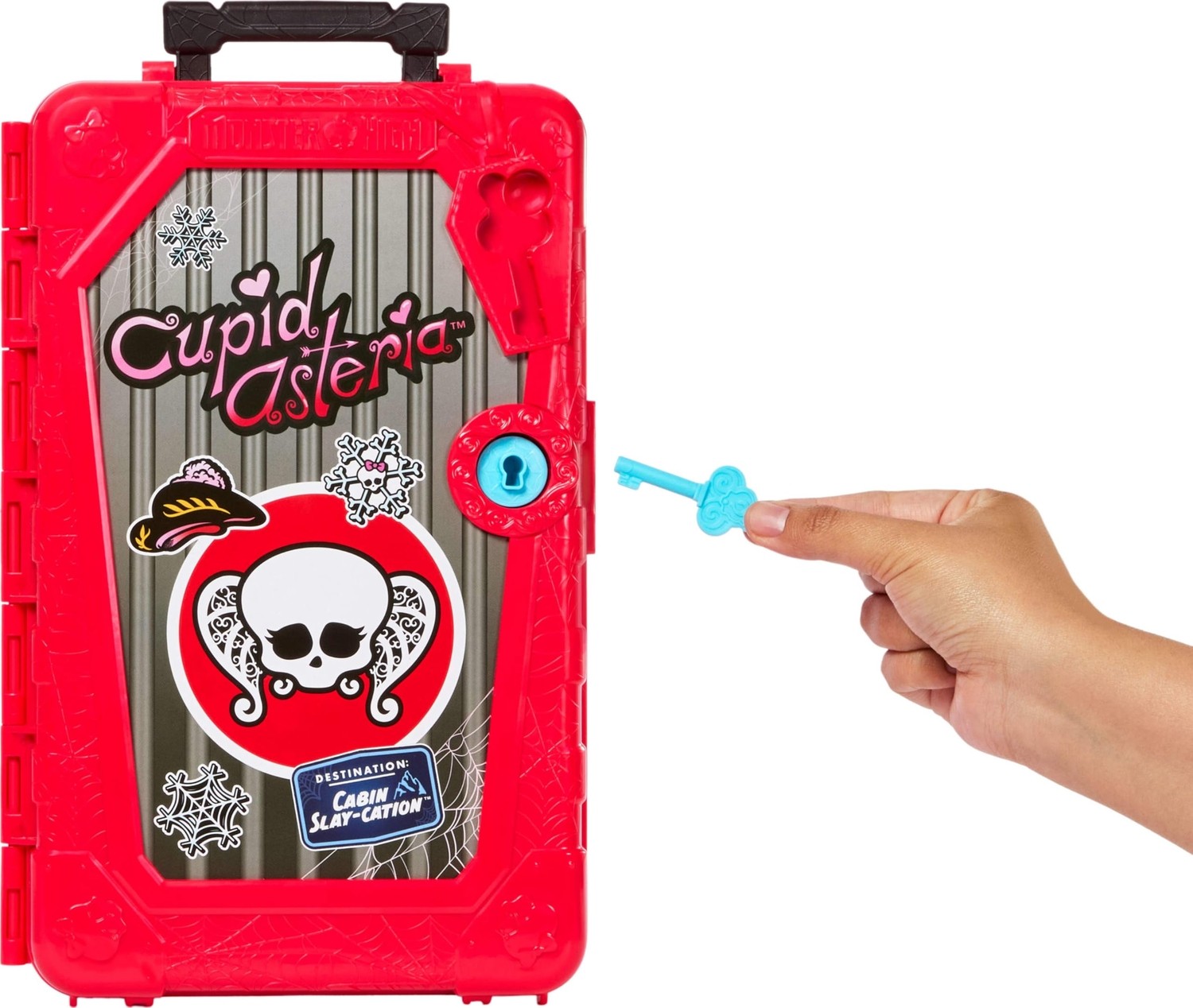 Die Grup Monster High Skulltimate Secrets Cupid Asteria Bebek ve Aksesuar Seti, Hedef: Bavullu Kabin Slay-Katyon ve Giysi Gibi 19+ Sürpriz görsel 3
