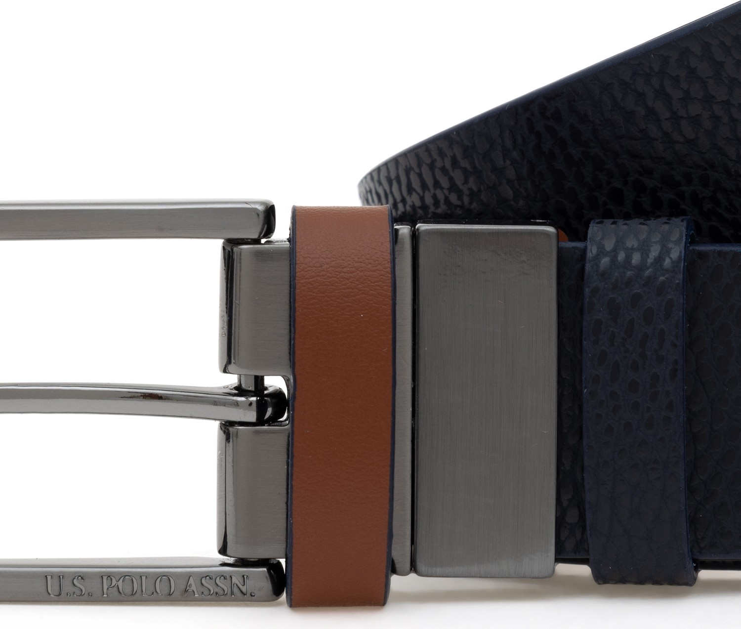 U.S. Polo Assn. Erkek Lacivert Çift Taraflı Kemer 50304735-VR033 görsel 7