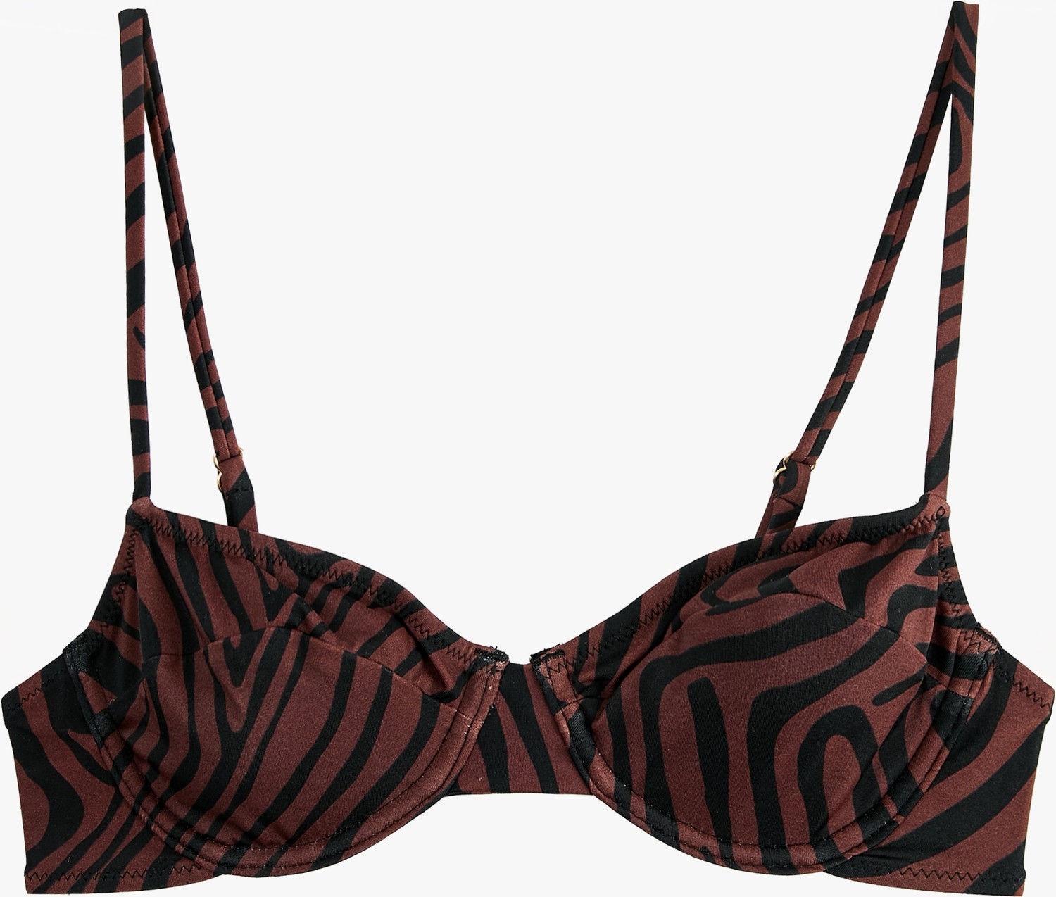 Koton Zebra Desenli Balenli Bikini Üstü