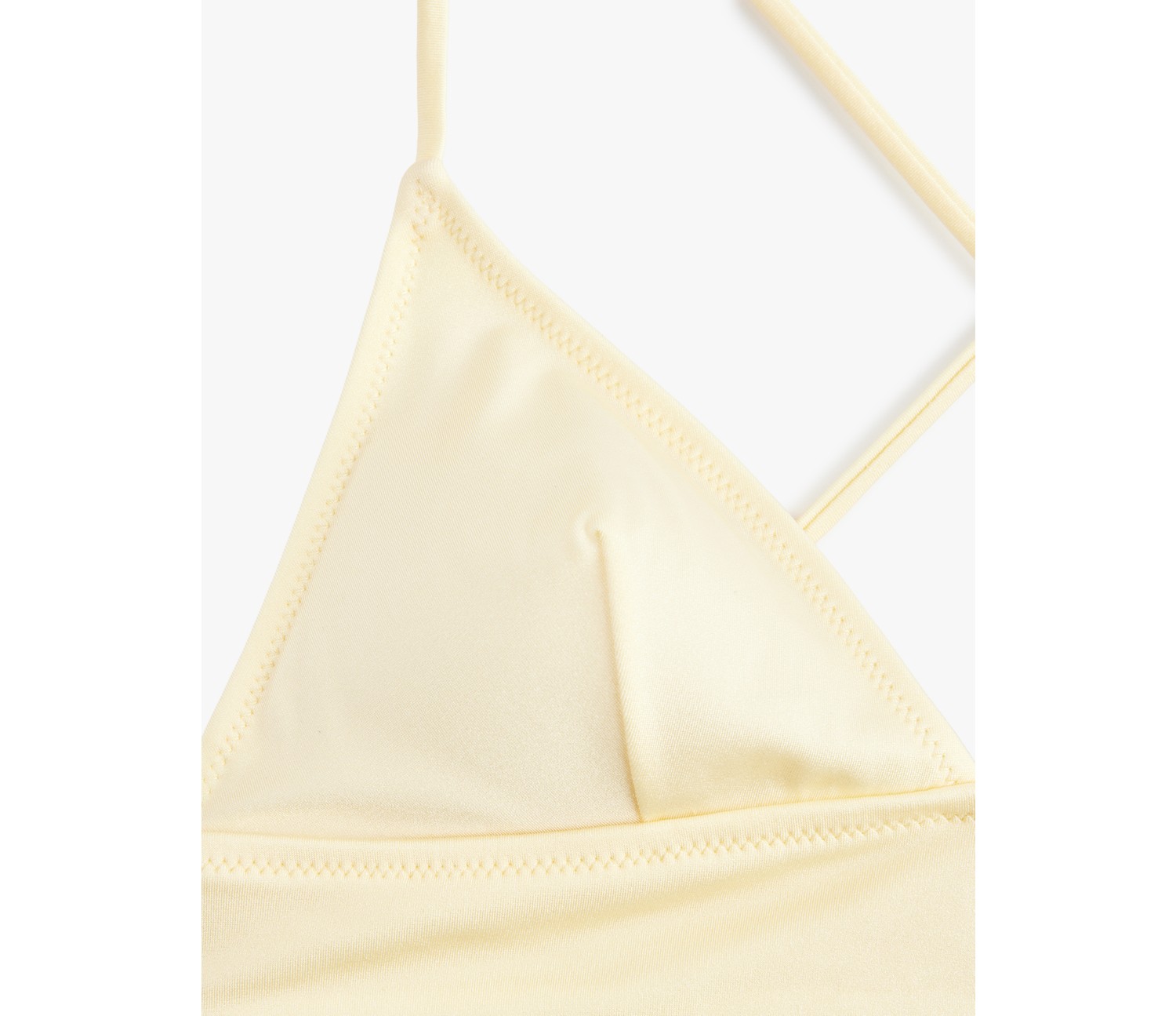 Koton Sırt Bağlama Detaylı Bralet Bikini Üst görsel 3