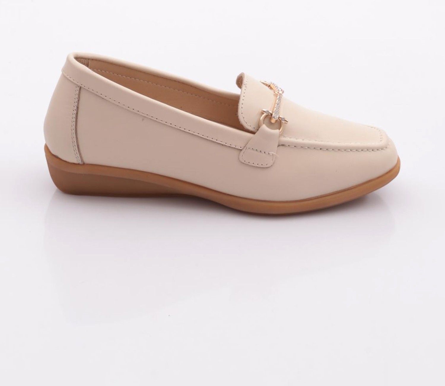 DGN 3102 Kadın Aksesuarlı Loafer Ayakkabı