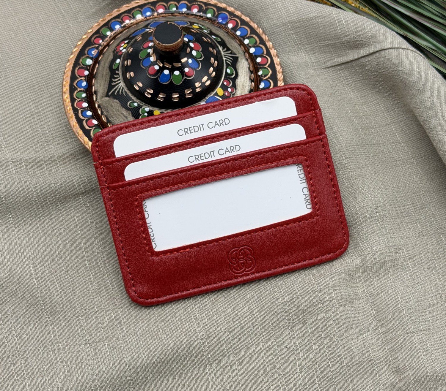 womancraft Sonya Kartlık %100 Suni Deri Minimalist Stil Gündelik Kullanım İçin 10 x 8 cm