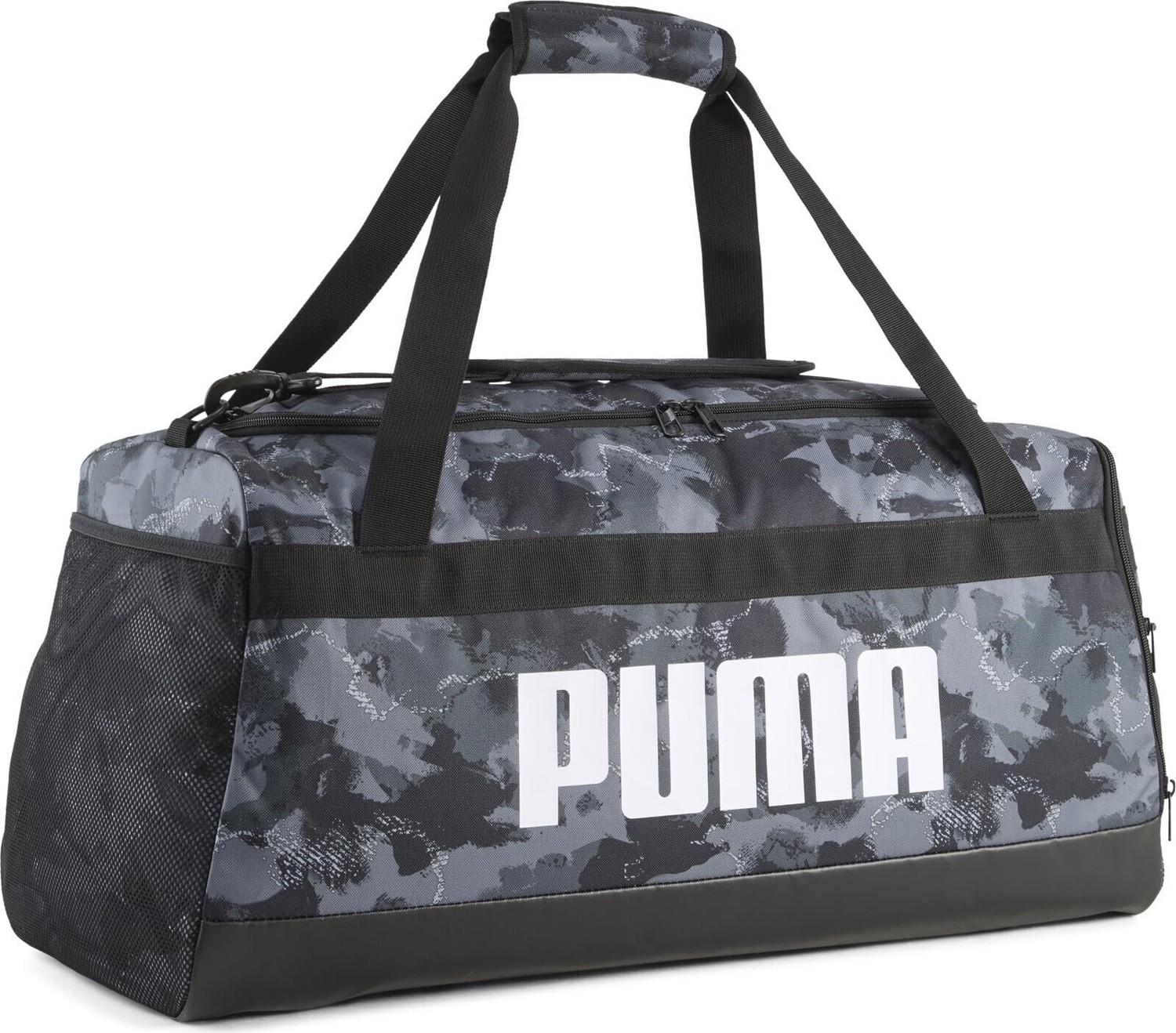1001 Puma Challenger Aop M S Bag Unisex Yetişkin Spor Çantası Puma Black-Camo Aop x