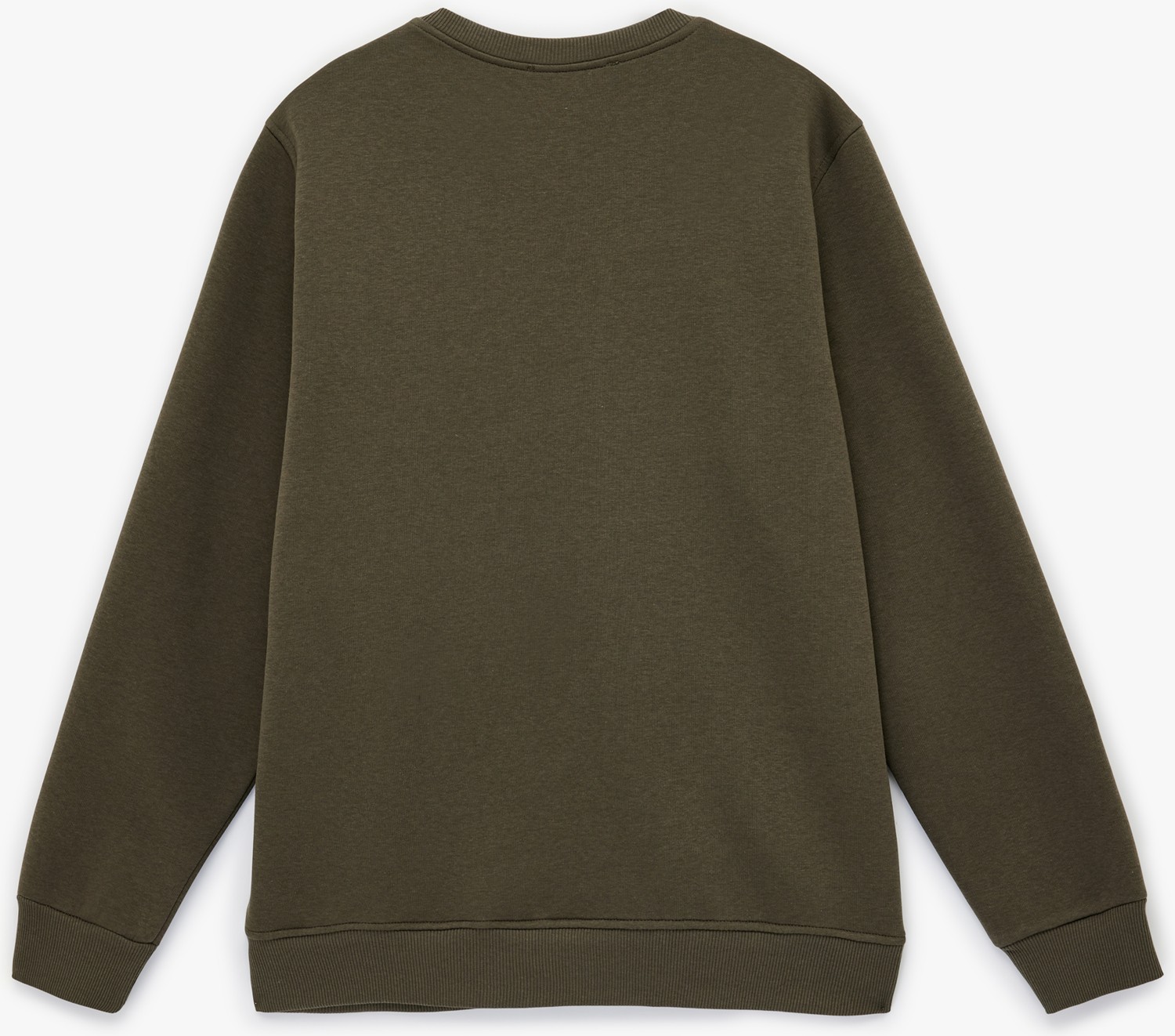 Koton Regular Fit Uzun Kollu Şardonlu Bisiklet Yaka Basic Baskılı Sweatshirt görsel 5