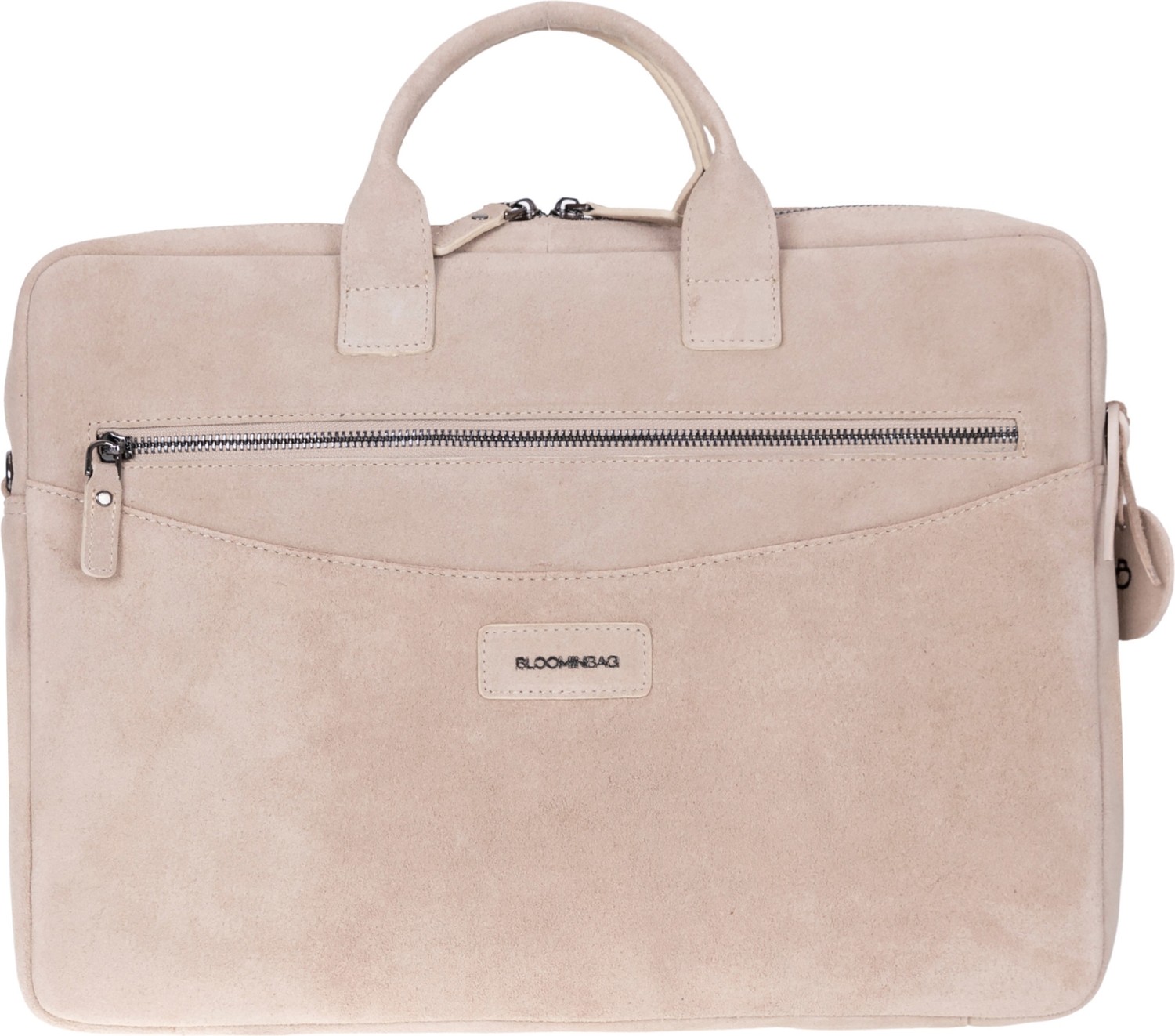 BloominBag Mist Still Hakiki Süet Deri 15-16 Inç Macbook/laptop Çantası görsel 5