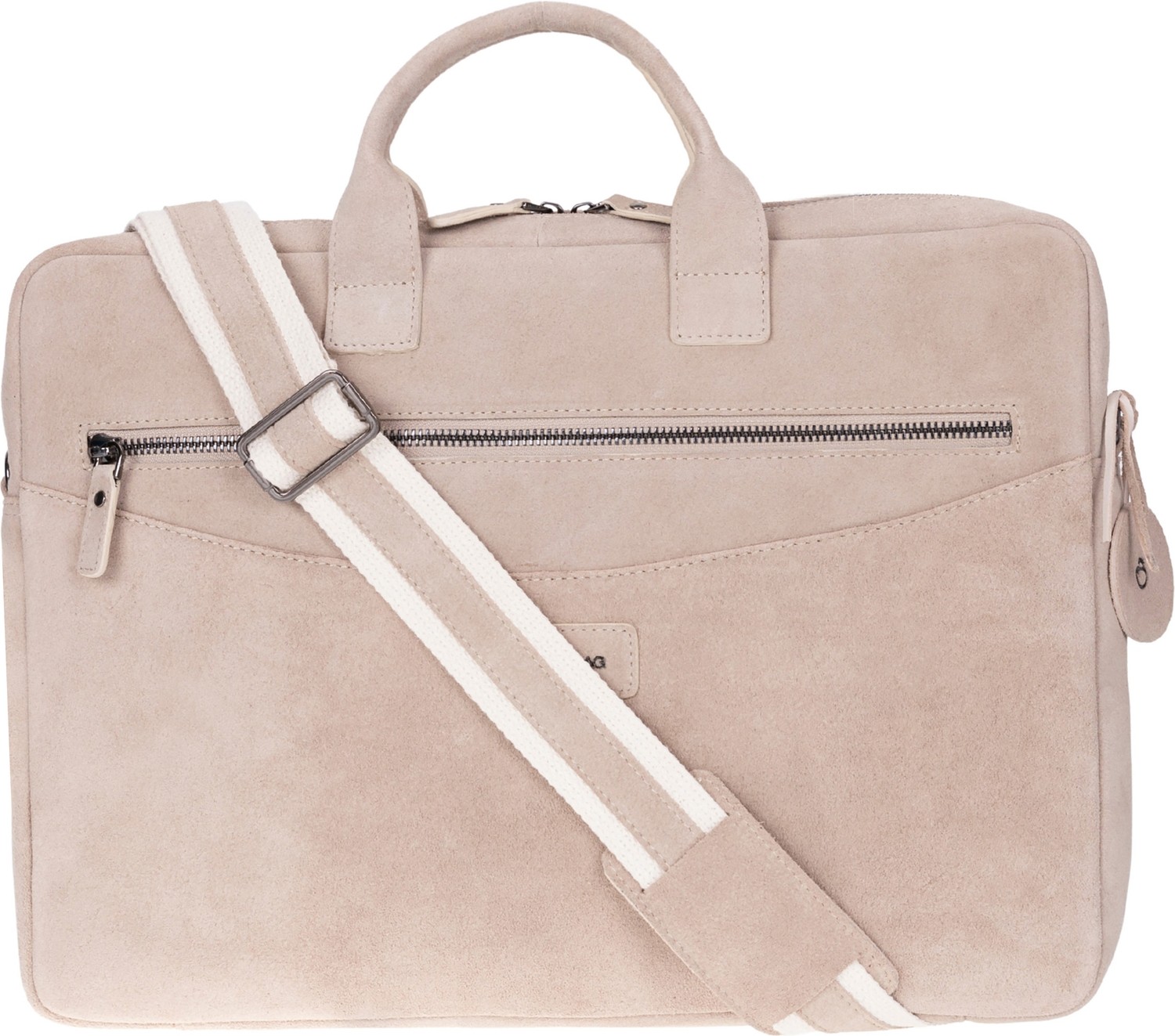 BloominBag Mist Still Hakiki Süet Deri 15-16 Inç Macbook/laptop Çantası