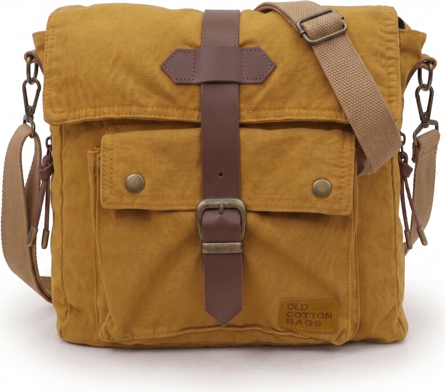 Old Cotton Cargo Postacı Omuz Kanvas Tablet Evrak Laptop Okul Notebook Çantası, 7170