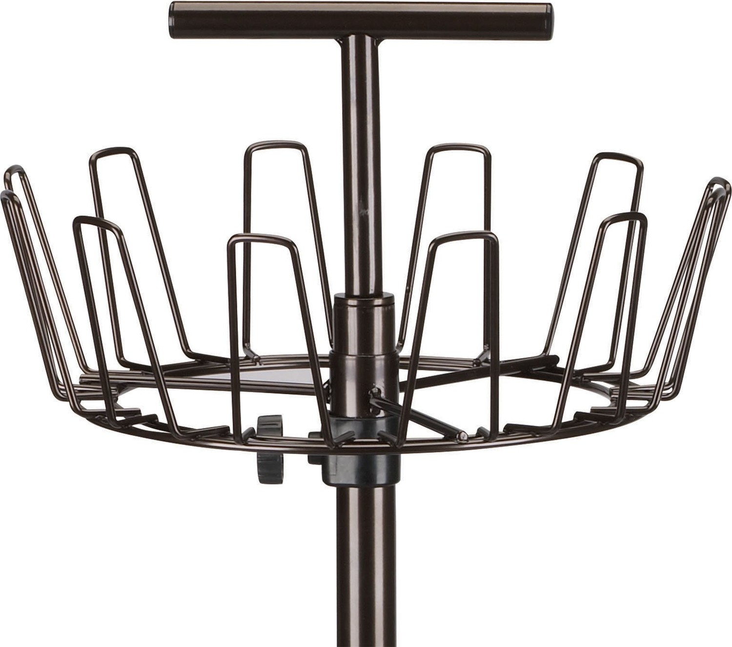 Die Grup Household Essentials 2139-1 Metal Dört Katmanlı Ayarlanabilir Döner Ayakkabı Rafı | 24 Çifte Kadar Ayakkabı Tutar | Antik Bronz Kaplama görsel 3