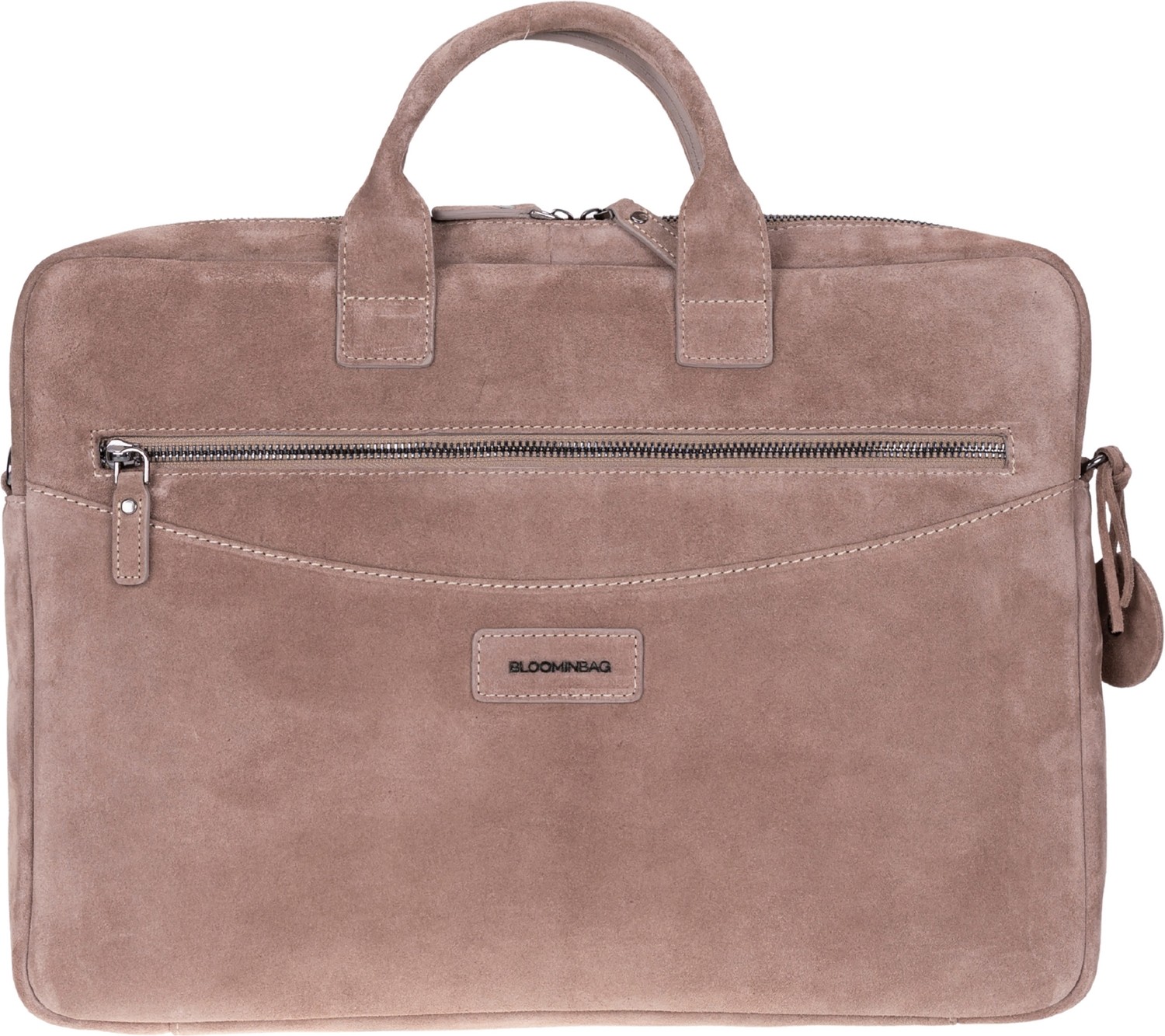 BloominBag Sand Still Hakiki Süet Deri 15-16 Inç Macbook/laptop Çantası görsel 5