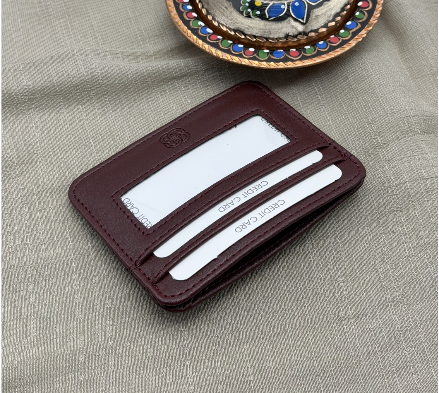 womancraft Sonya Kartlık %100 Suni Deri Minimalist Stil Gündelik Kullanım İçin 10 x 8 cm görsel 8