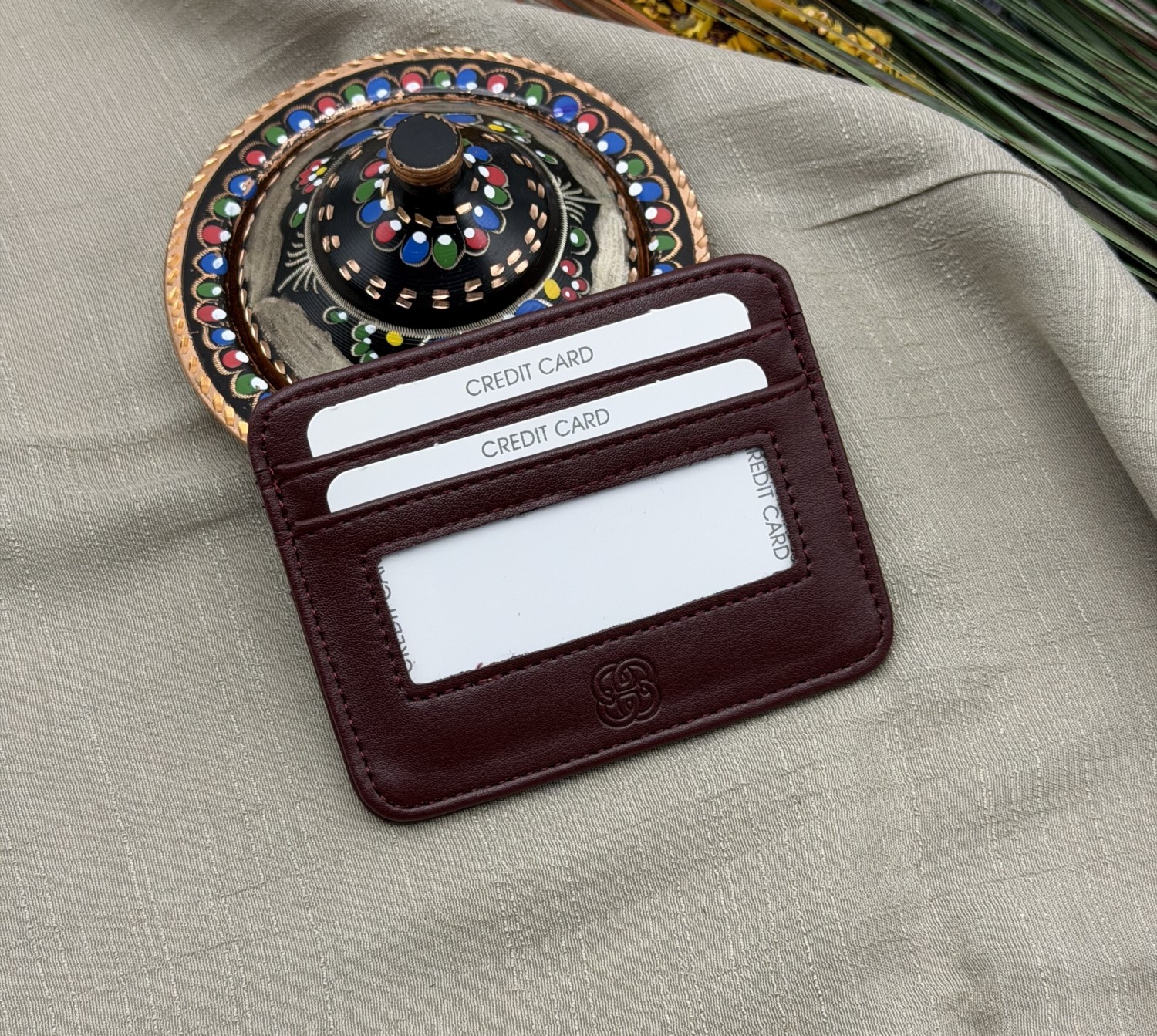 womancraft Sonya Kartlık %100 Suni Deri Minimalist Stil Gündelik Kullanım İçin 10 x 8 cm görsel 6