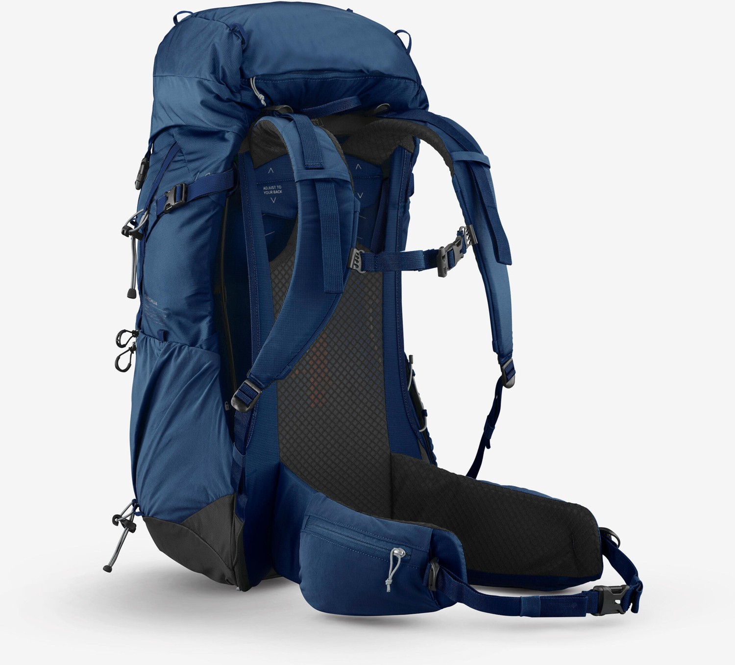 Decathlon Quechua Outdoor Sırt Çantası - 38 L - Mavi - MH500 - Hafif, Ergonomik ve Çok Gözlü Tasarım görsel 2