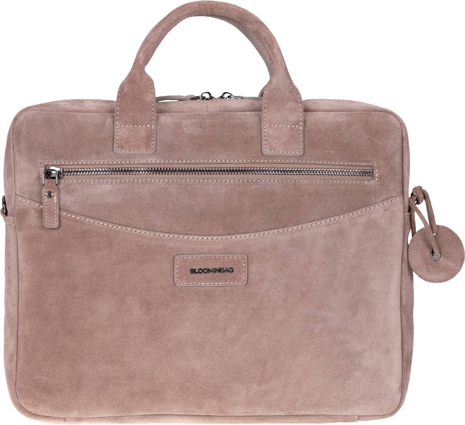 BloominBag Sand Still Hakiki Süet Deri 13-14 Inç Macbook/laptop Çantası görsel 5