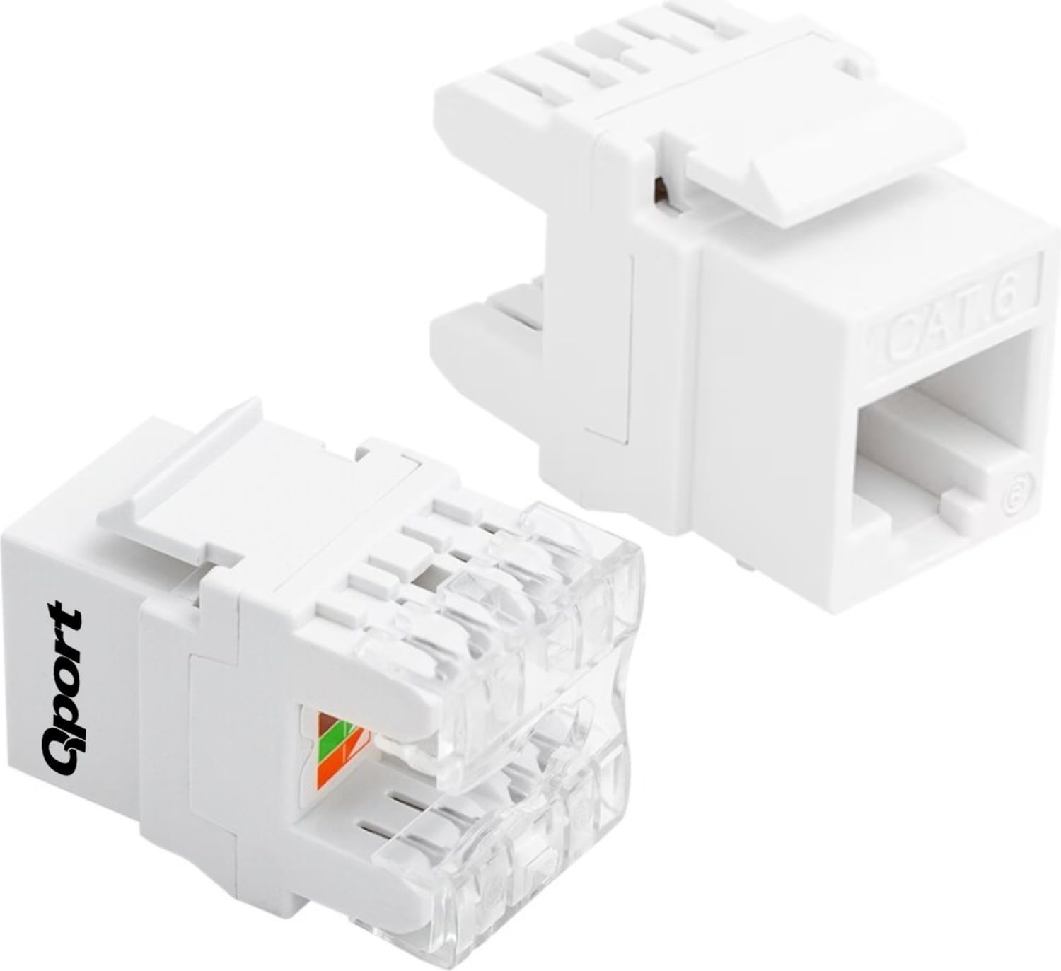 Die Grup Qport Q-J180K Cat6 180 Dere Keystone Jack