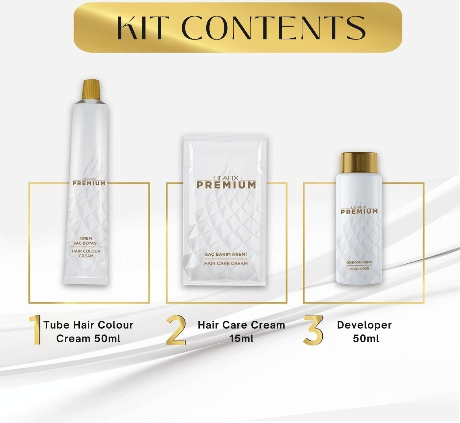 Esranın Dünyası Maxx Deluxe Premıum Yarı Kit Set Saç Boyası 6.0 Koyu Kumral görsel 3